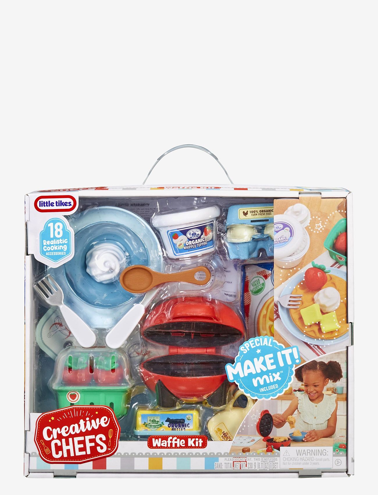 Little Tikes - LT Creative Chefs Waffles Kit - leksaksmat & leksakstårtor - multicolor - 5