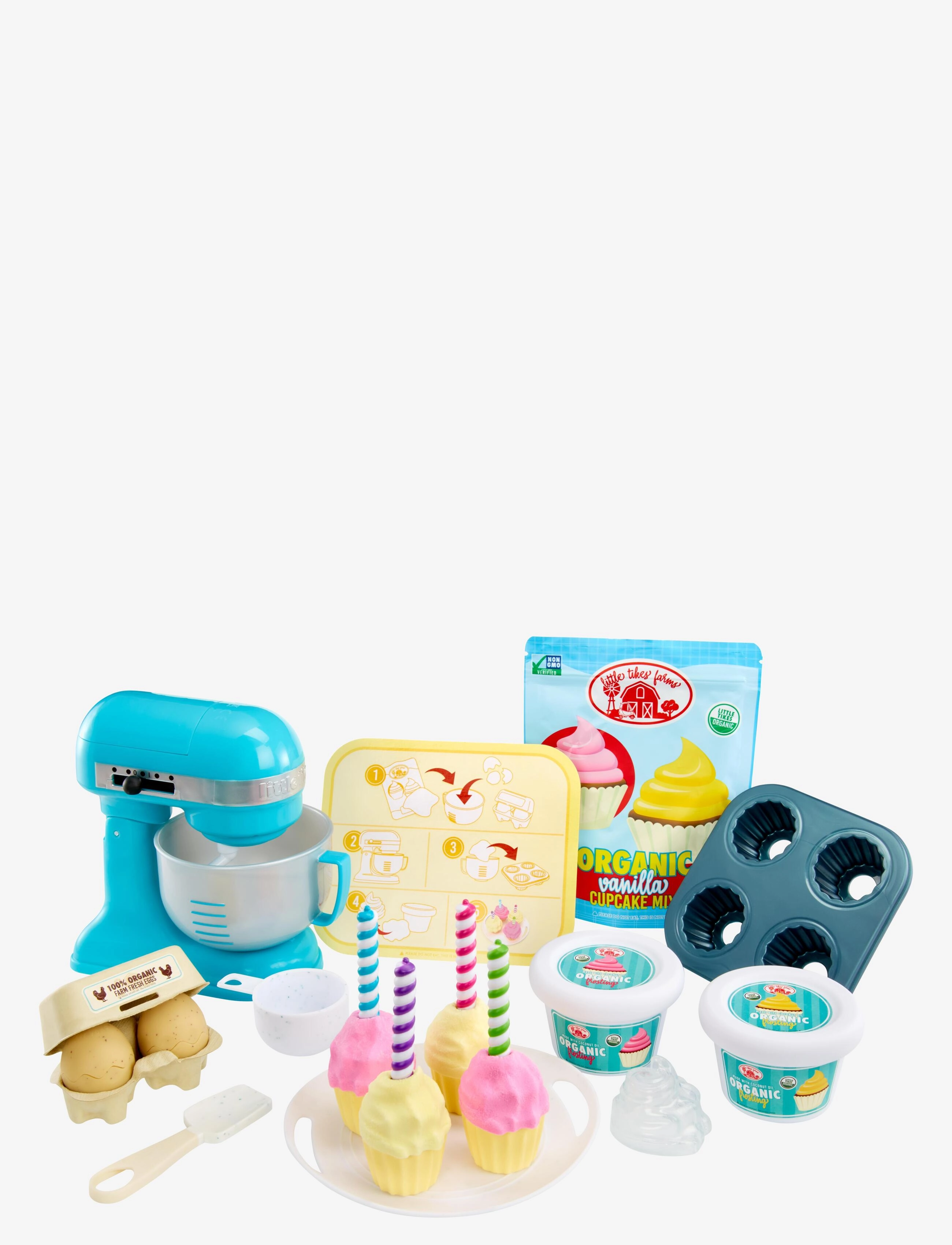 Little Tikes - LT Creative Chefs Bakers Kit - leikkiruoka & -kakut - multicolor - 5