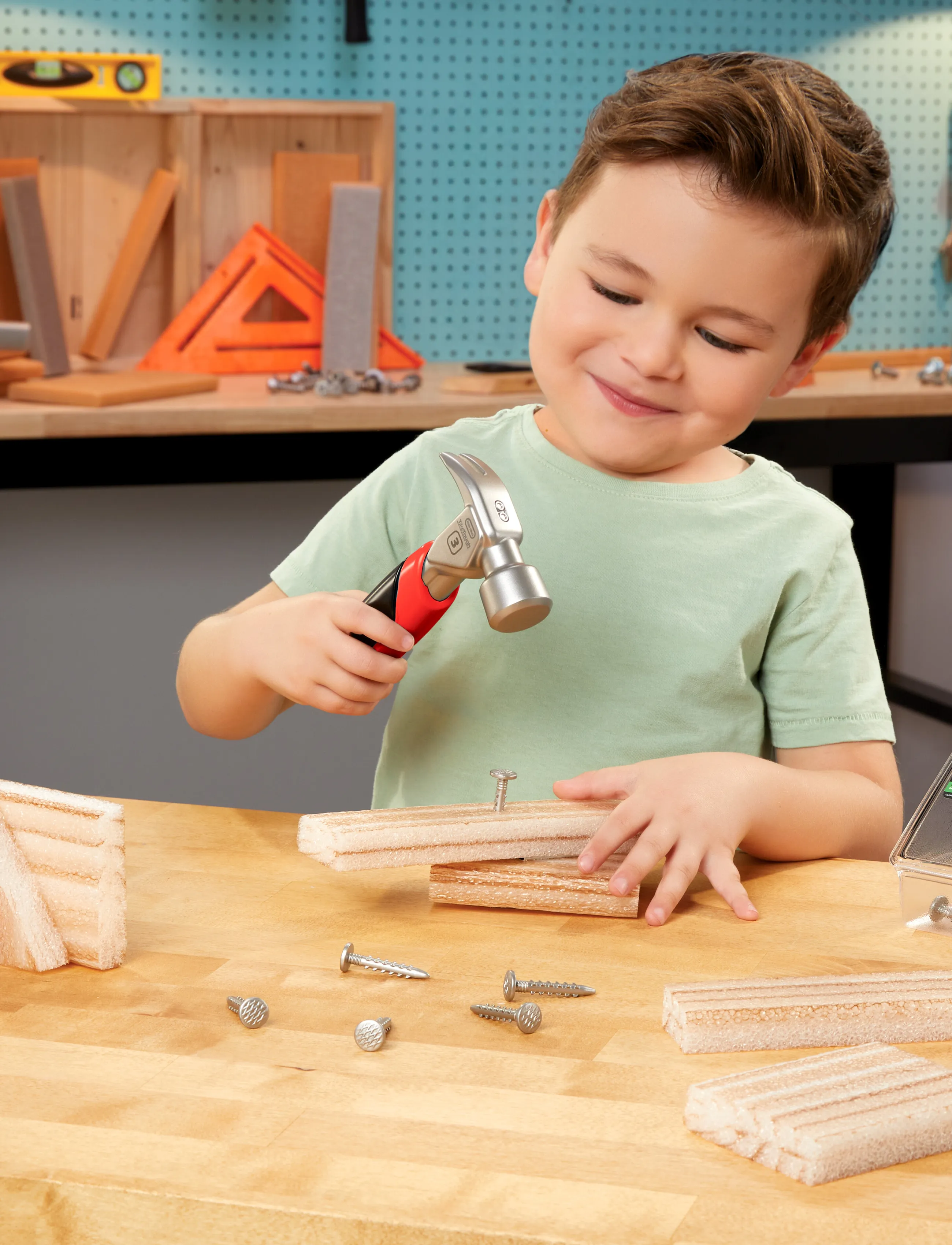 Little Tikes Lt Creative Construction Hammer And Nail Set, One Size, Multi/patterned, Rollespil > Legetøjsværktøj, Børn