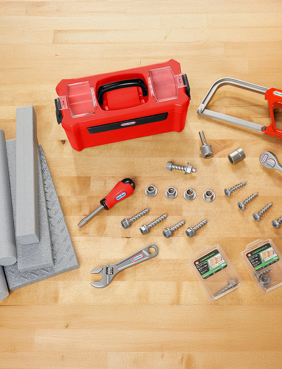 Little Tikes - LT Creative Construction Tool Box Set - leksaksverktyg - multicolor - 4