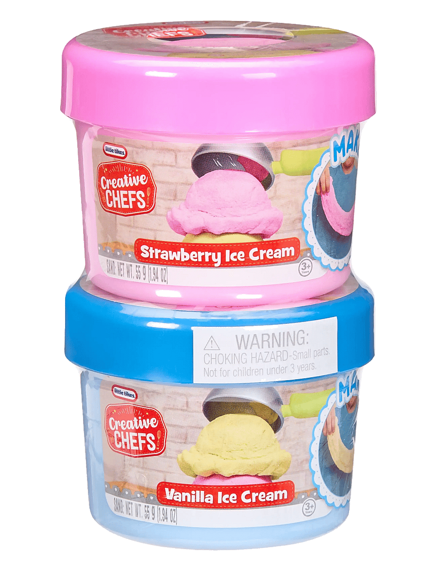 Little Tikes - LT Creative Chefs Ice Cream 2 pack PDQ - legemad & legekager - multicolor - 1