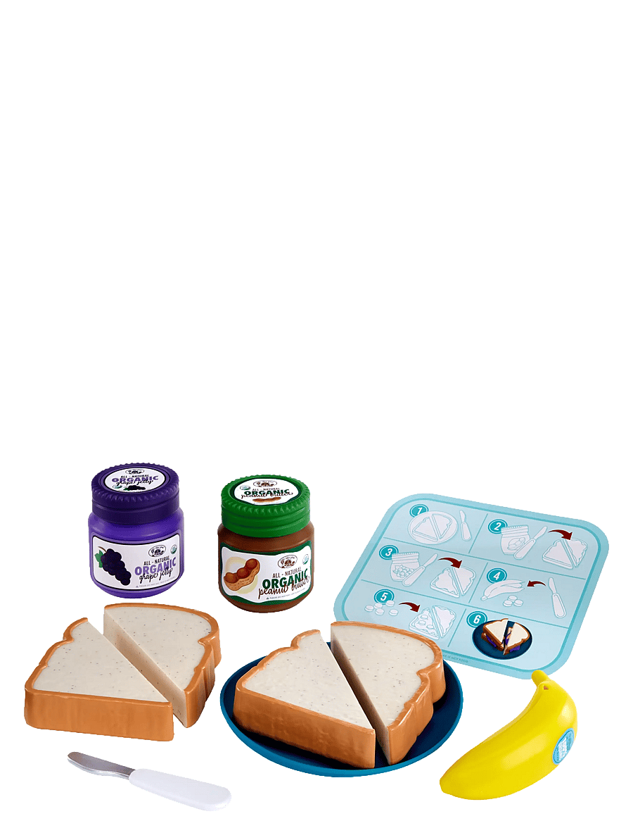 Little Tikes - LT Creative Chefs Peanut Butter & Jelly Kit - leksaksmat & leksakstårtor - multicolor - 0