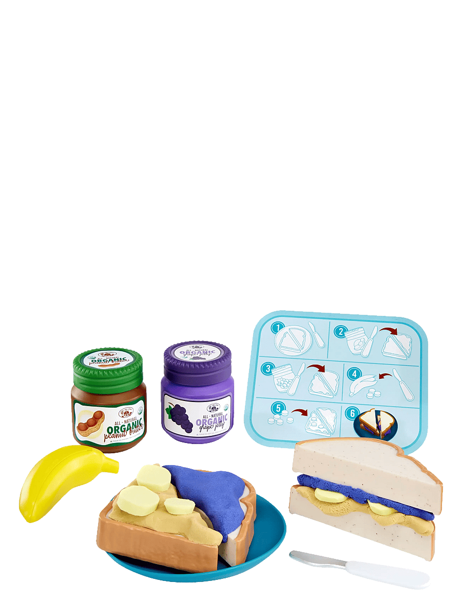 Little Tikes - LT Creative Chefs Peanut Butter & Jelly Kit - leksaksmat & leksakstårtor - multicolor - 3