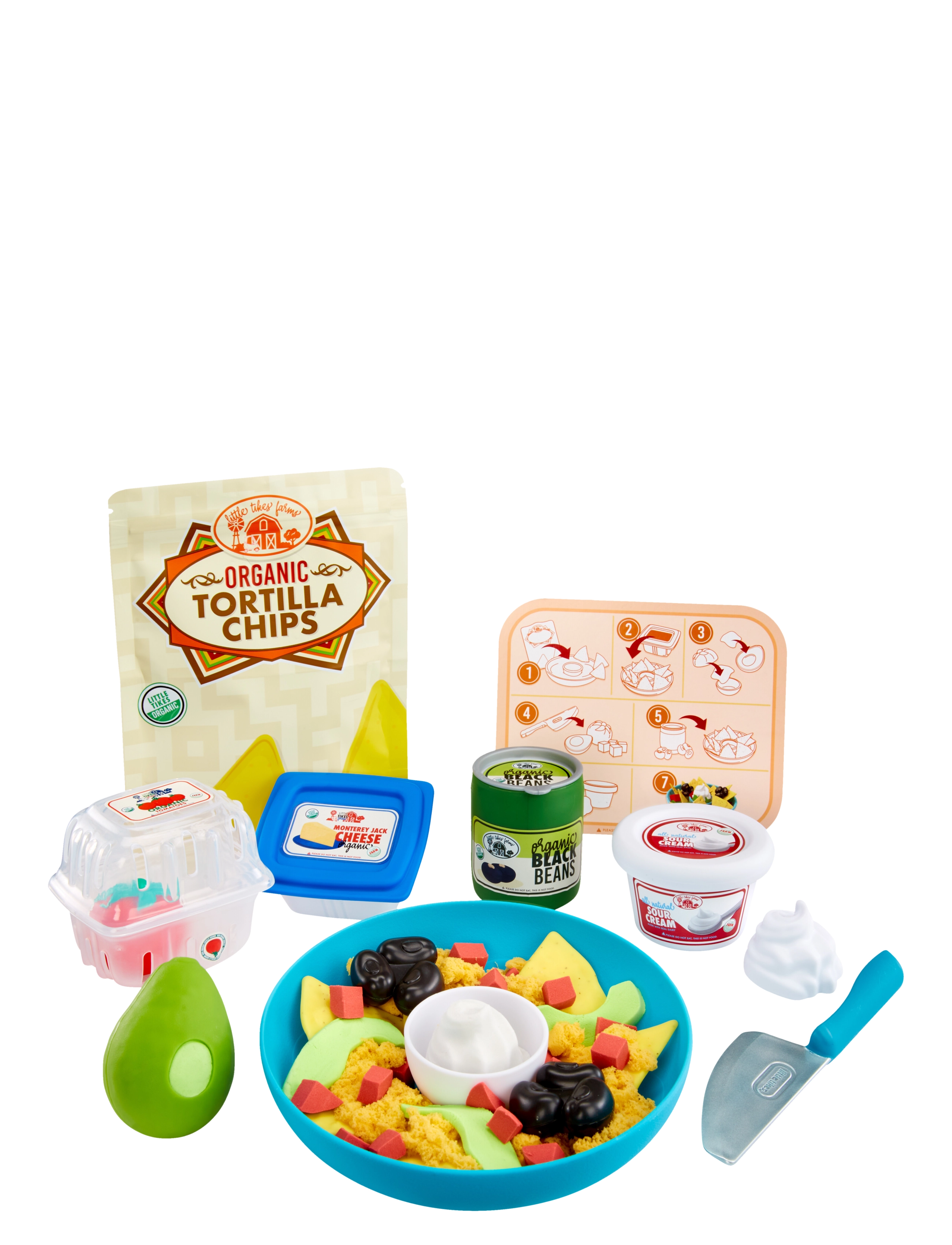 Little Tikes Lt Creative Chefs Nachos Kit, Toy Kitchen Tilbehør, Multi/mønstret, Str: ONE SIZE