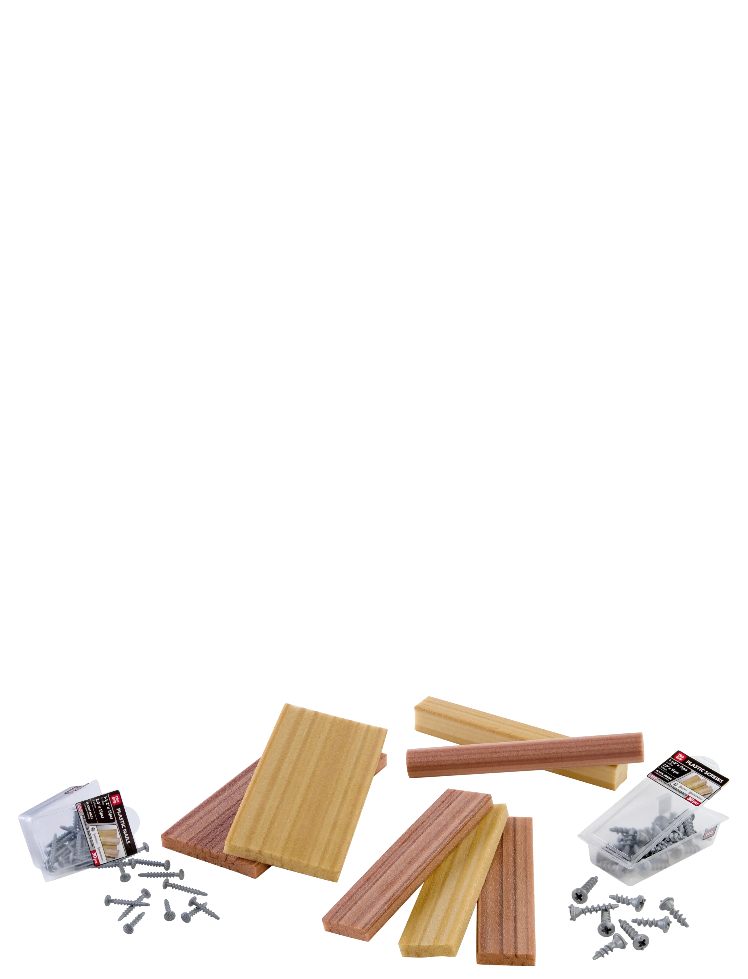 Little Tikes - LT Creative Construction Wood, Nails and Screw Bundle - multicolor - 1