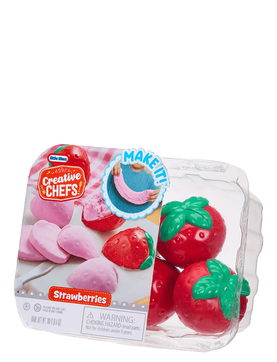 Little Tikes - LT Creative Chefs Basket of Strawberries PDQ - leikfangamatur & kökur - multicolor - 1