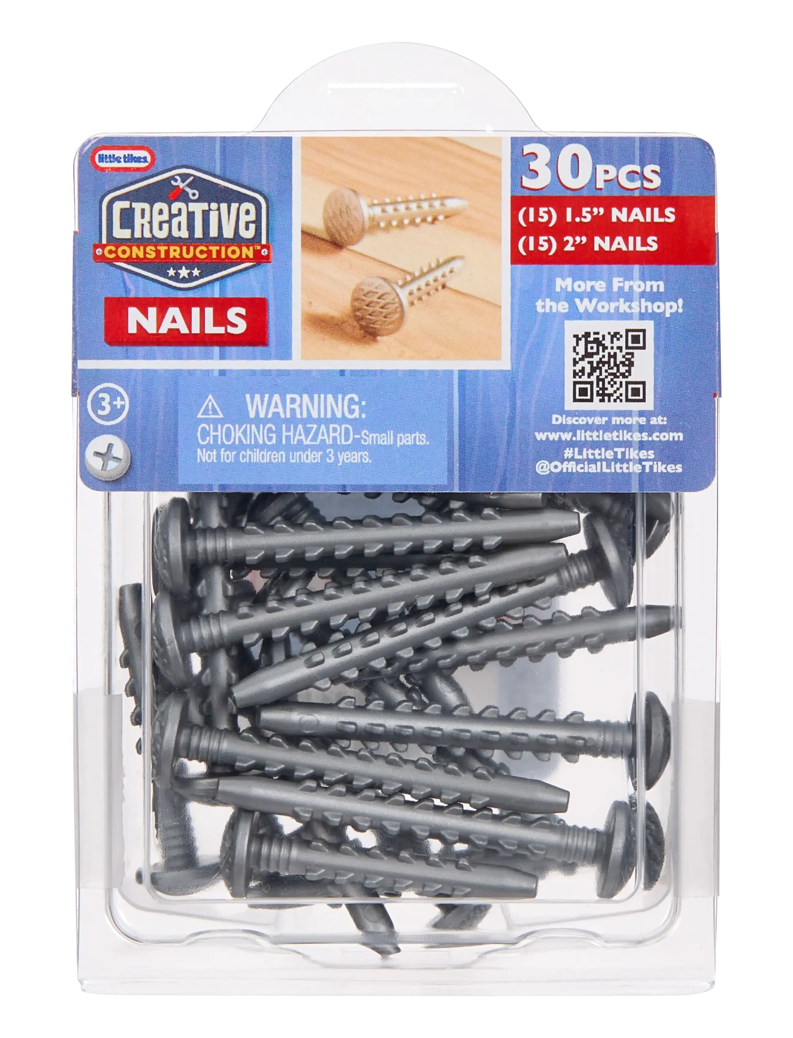 Little Tikes LT Creative Construction- Box of Nails - Legetøjsværktøj - MULTICOLOR / grey