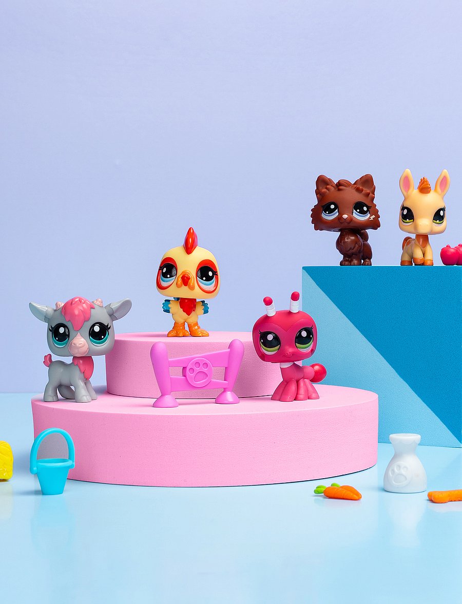Littlest Pet Shop - LITTLEST PET SHOP FARM BESTIES COLLECTORS 5 PK - legesæt - multi colour - 0