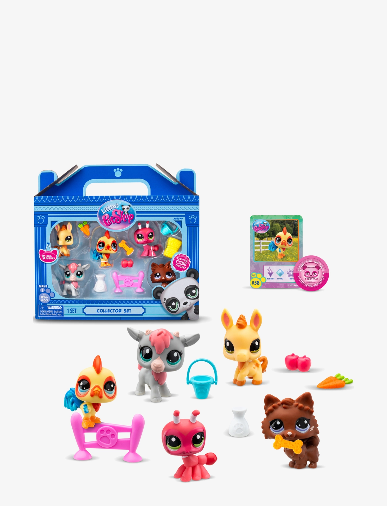 Littlest Pet Shop - LITTLEST PET SHOP FARM BESTIES COLLECTORS 5 PK - legesæt - multi colour - 5