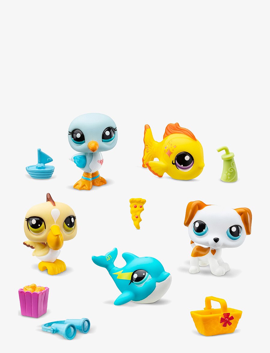 Littlest Pet Shop - LITTLEST PET SHOP BEACH BESTIES COLLECTORS 5 PK - legesæt - multi colour - 1