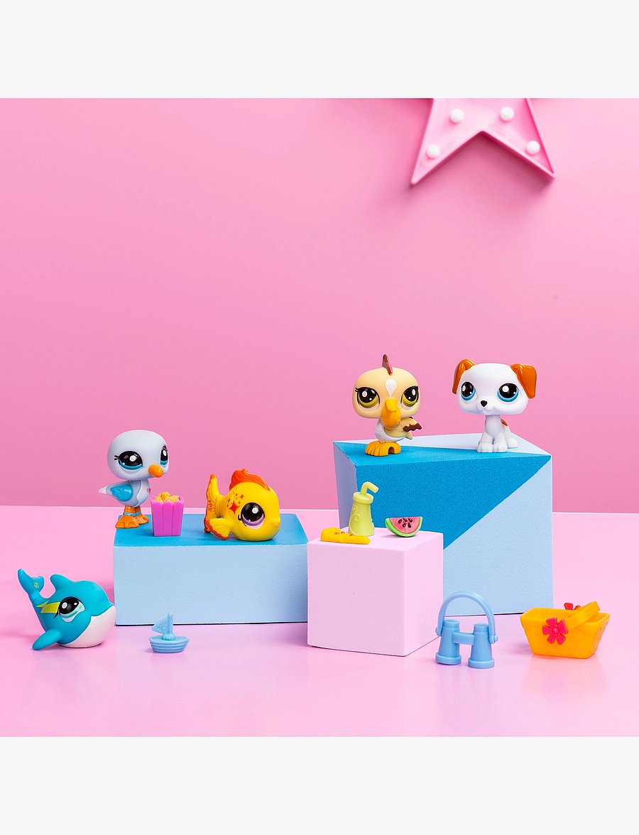 Littlest Pet Shop - LITTLEST PET SHOP BEACH BESTIES COLLECTORS 5 PK - legesæt - multi colour - 3
