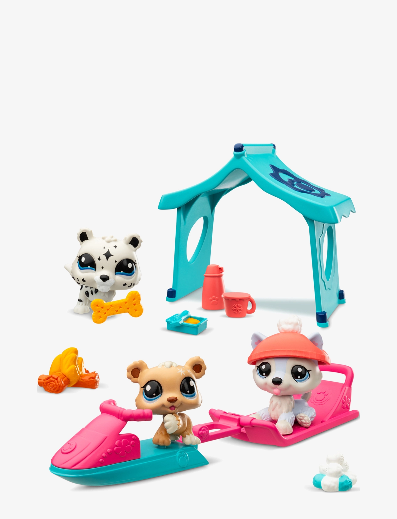 Littlest Pet Shop - LITTLEST PET SHOP SNOWY DAY PLAY PK - legesæt - multi colour - 1
