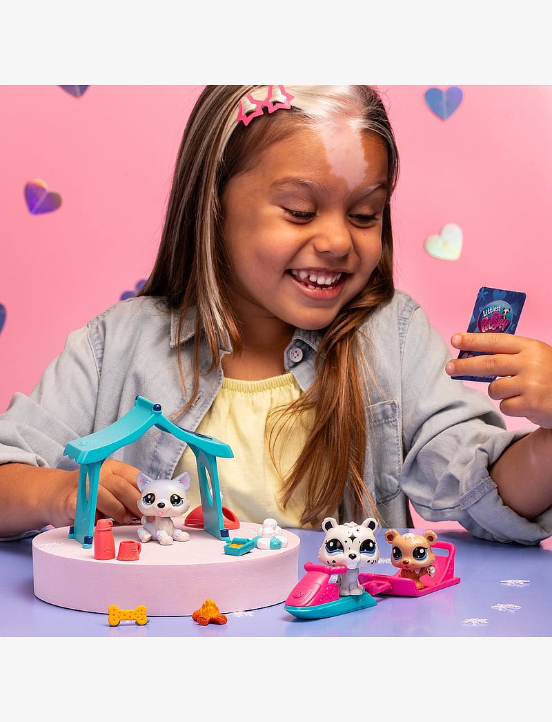 Littlest Pet Shop - LITTLEST PET SHOP SNOWY DAY PLAY PK - leikfangasett - multi colour - 4