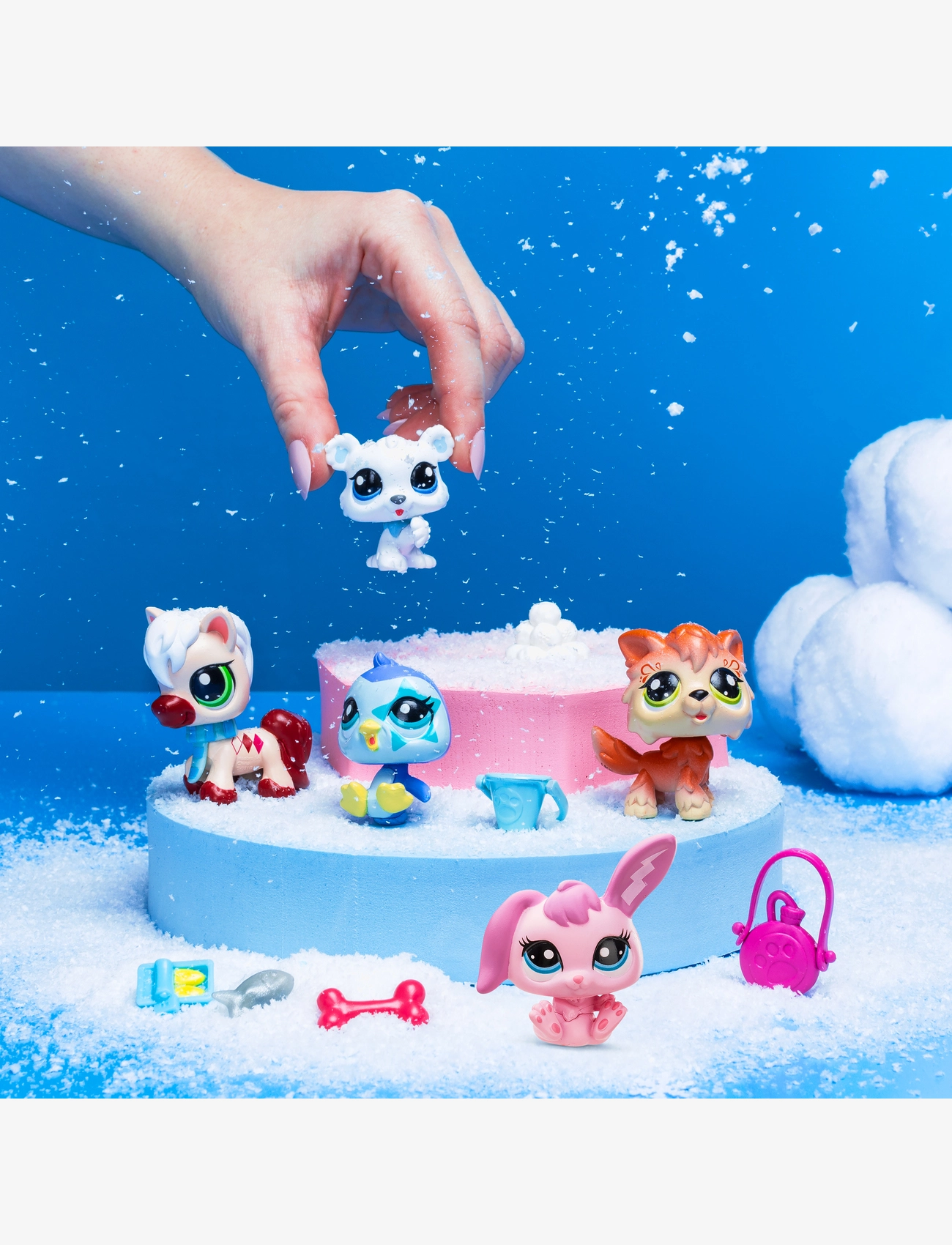 Littlest Pet Shop - LITTLEST PET SHOP WINTER BESTIES COLLECTORS 5 PK - legesæt - multi colour - 1
