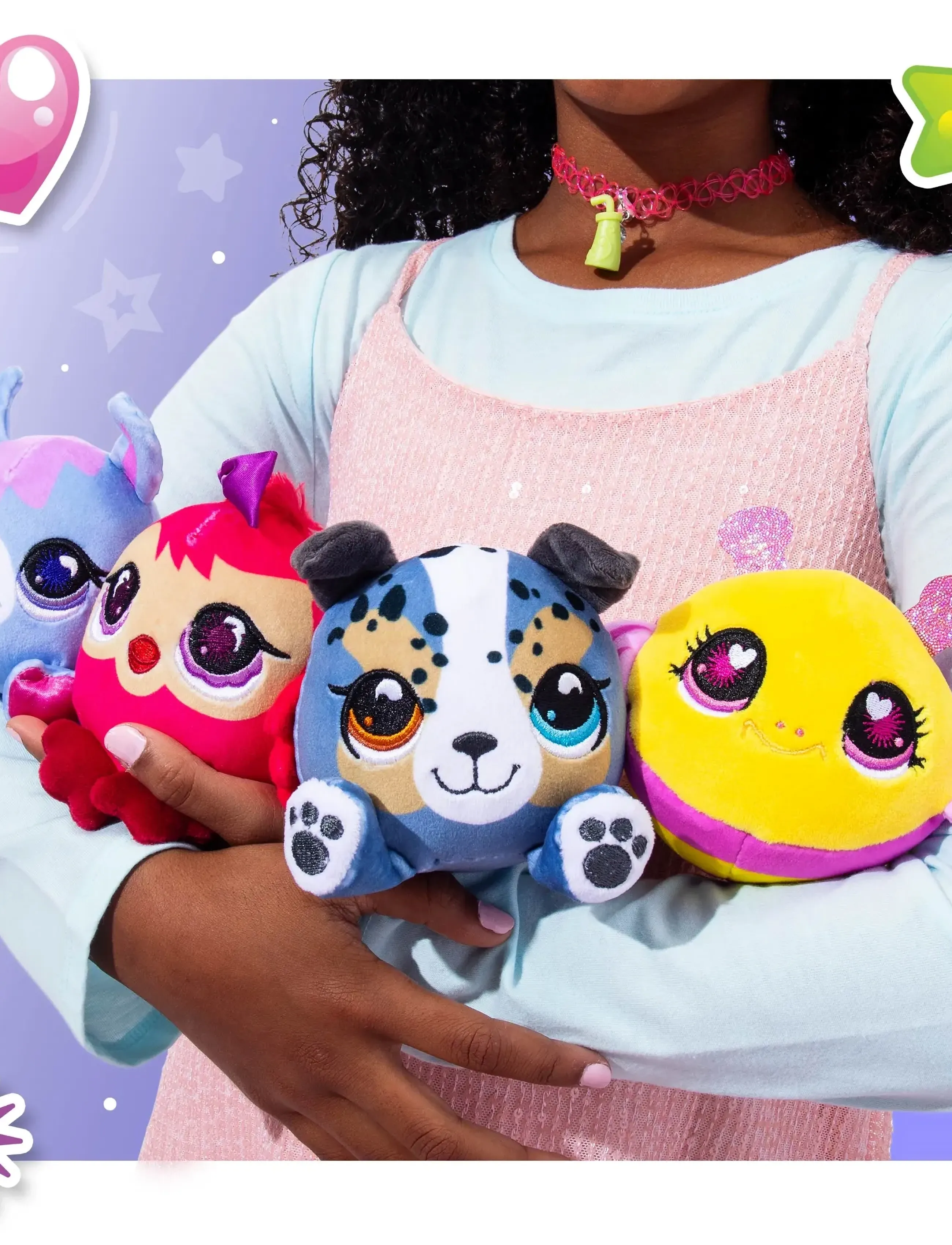 Littlest Pet Shop - LITTLEST PET SHOP SURPRISE PLUSH PETS ASS CDU W2 - tøjdyr - multi colour - 5