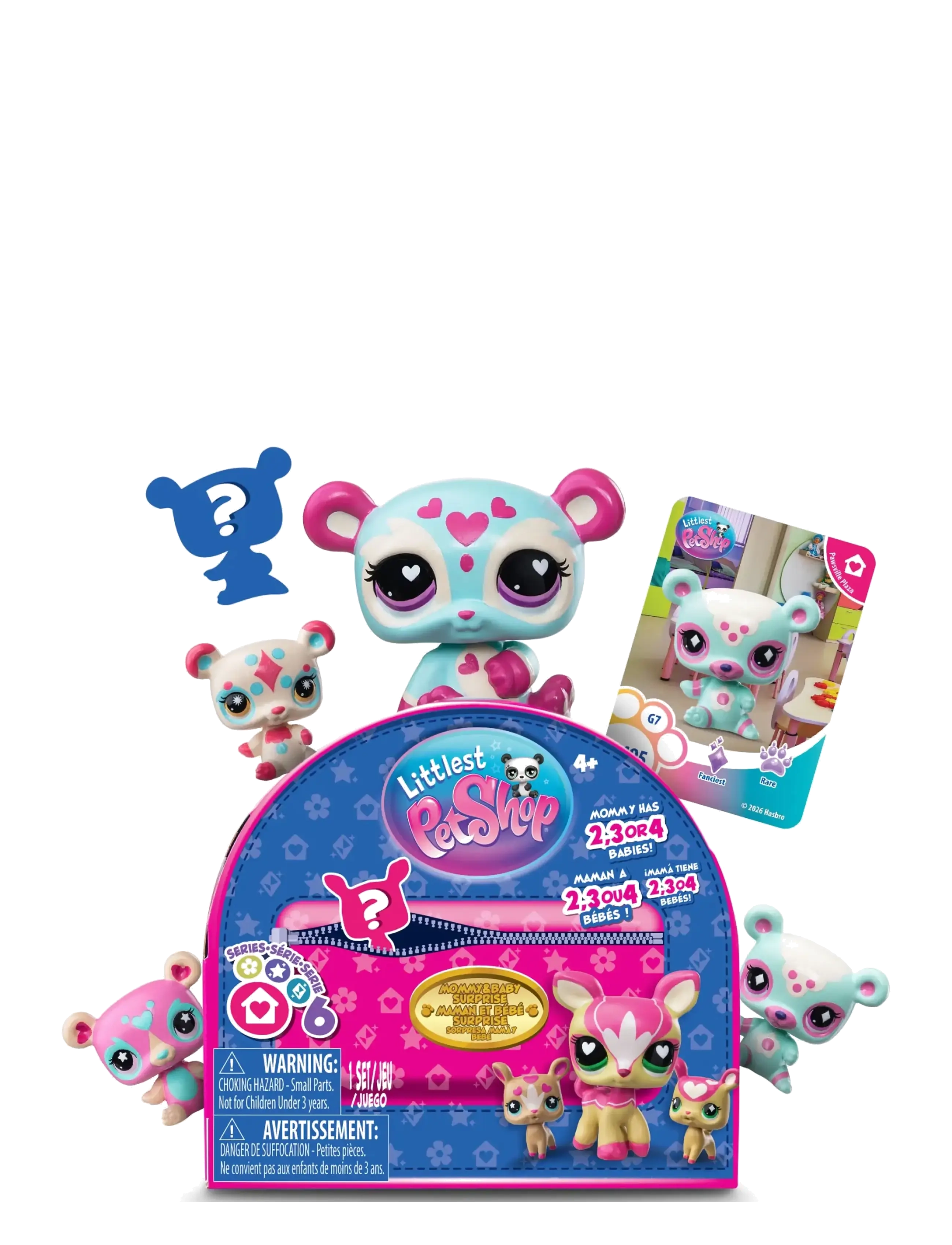 Littlest Pet Shop LITTLEST PET SHOP MOMMY AND BABY ASS CDU - Leksaker - MULTI COLOUR / multi