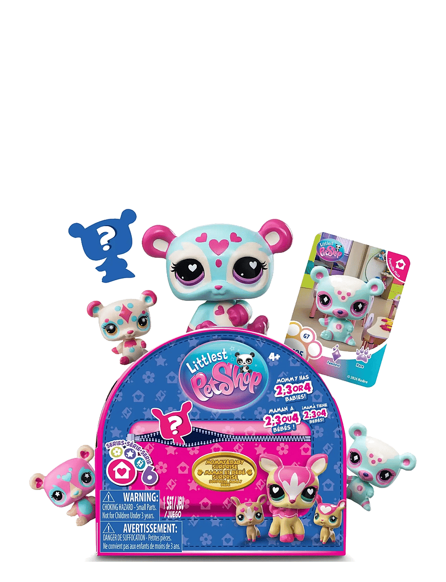 Littlest Pet Shop - LITTLEST PET SHOP MOMMY AND BABY ASS CDU - dyr - multi colour - 1