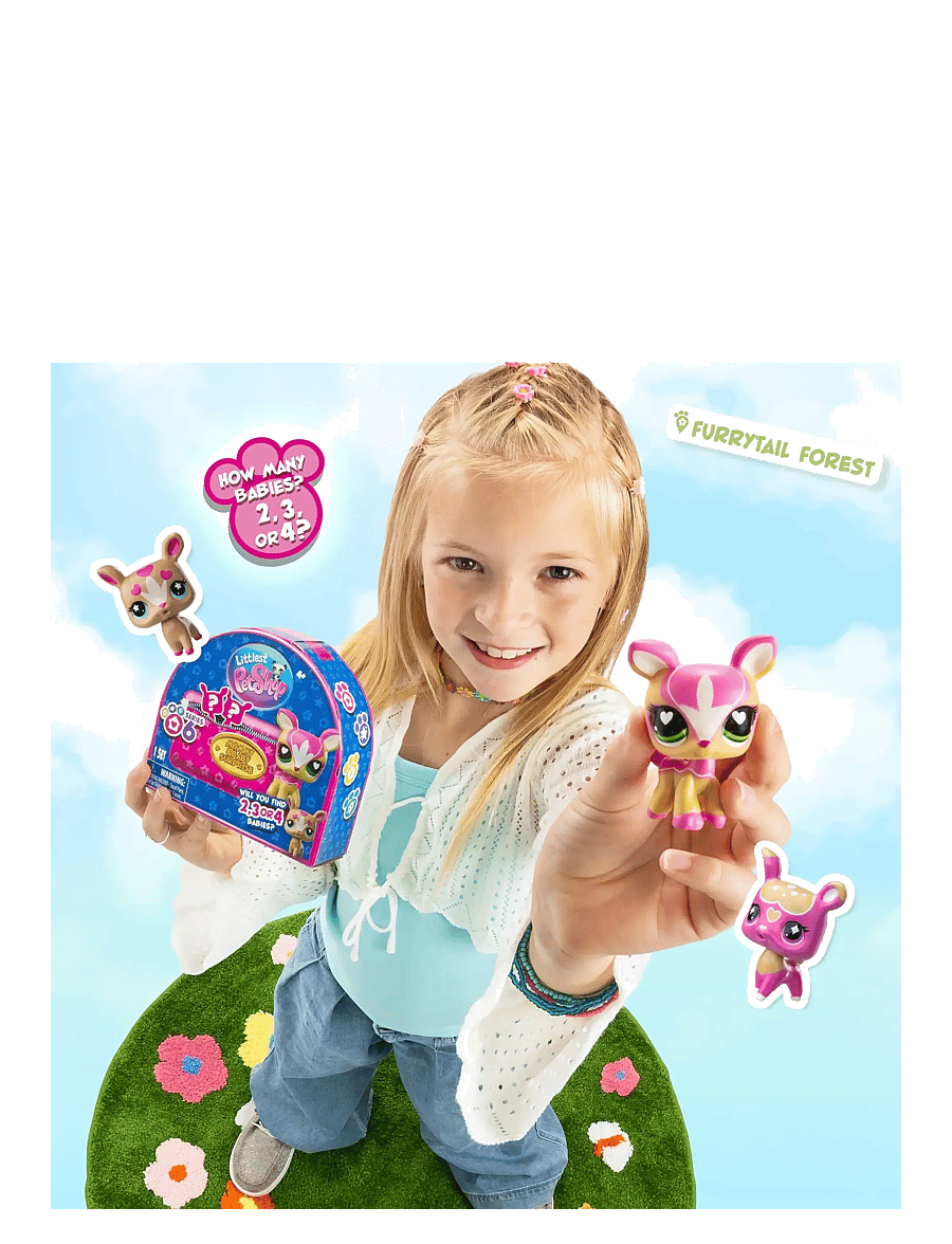 Littlest Pet Shop - LITTLEST PET SHOP MOMMY AND BABY ASS CDU - dyr - multi colour - 0