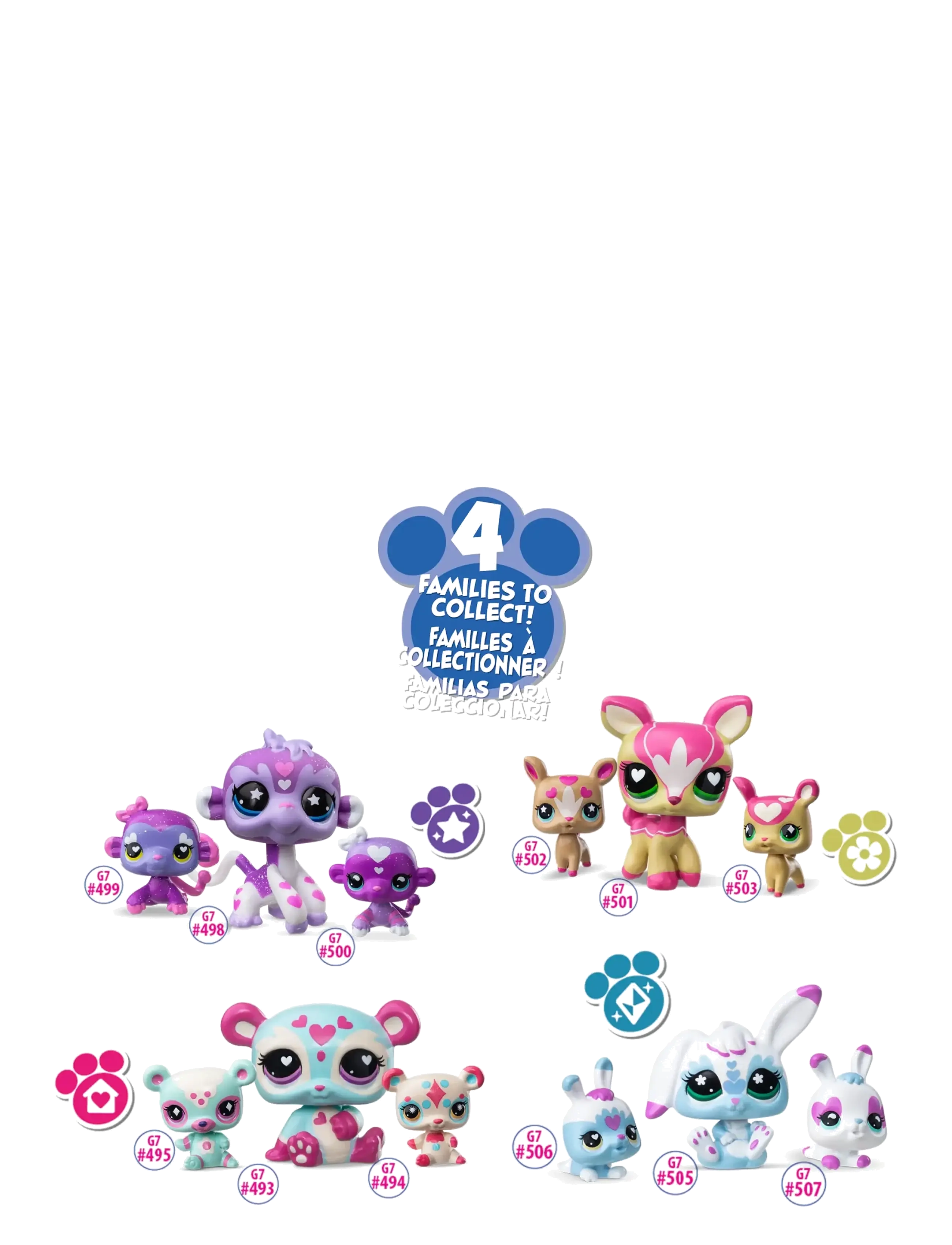 Littlest Pet Shop - LITTLEST PET SHOP MOMMY AND BABY ASS CDU - dyr - multi colour - 4