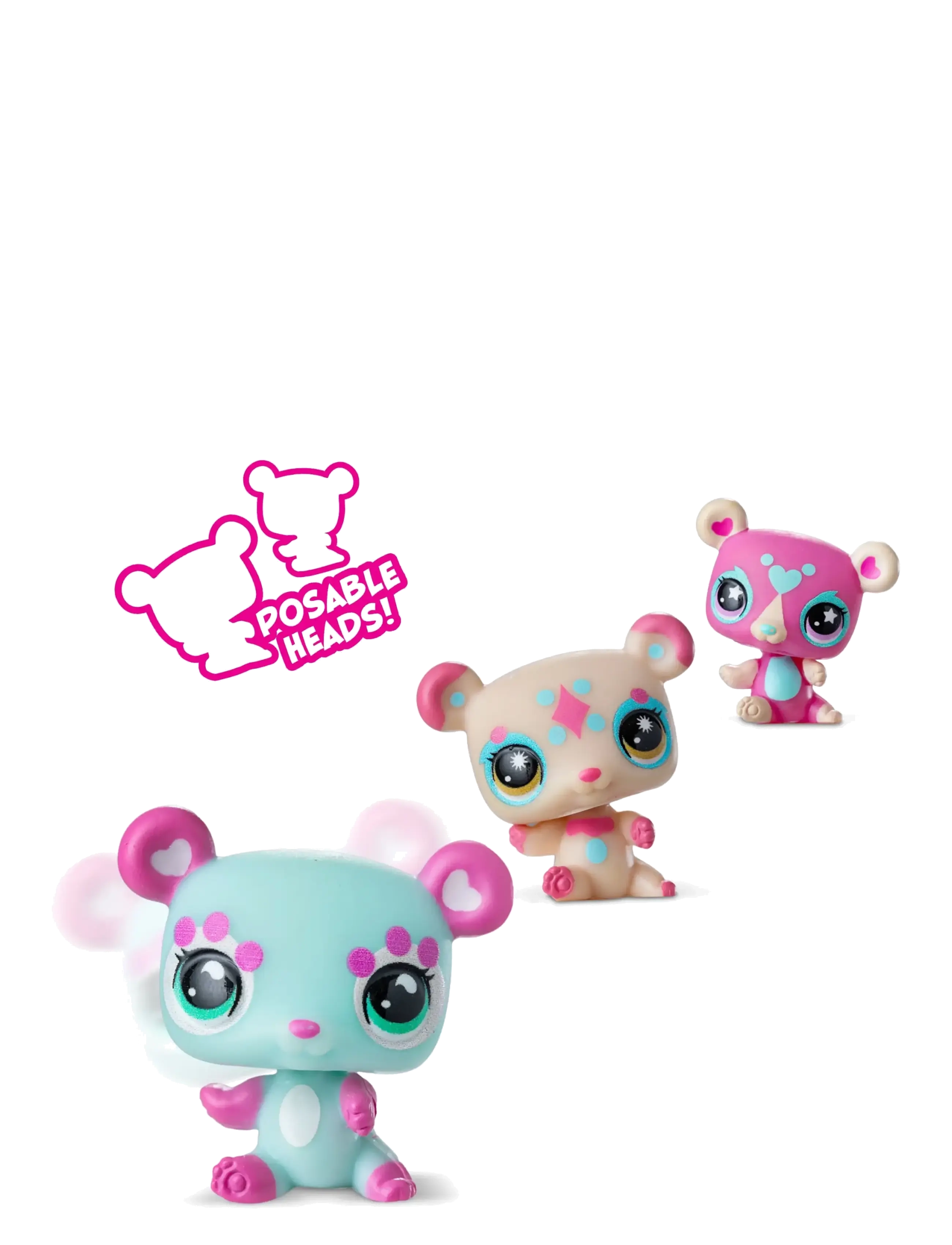 Littlest Pet Shop - LITTLEST PET SHOP MOMMY AND BABY ASS CDU - dyr - multi colour - 5