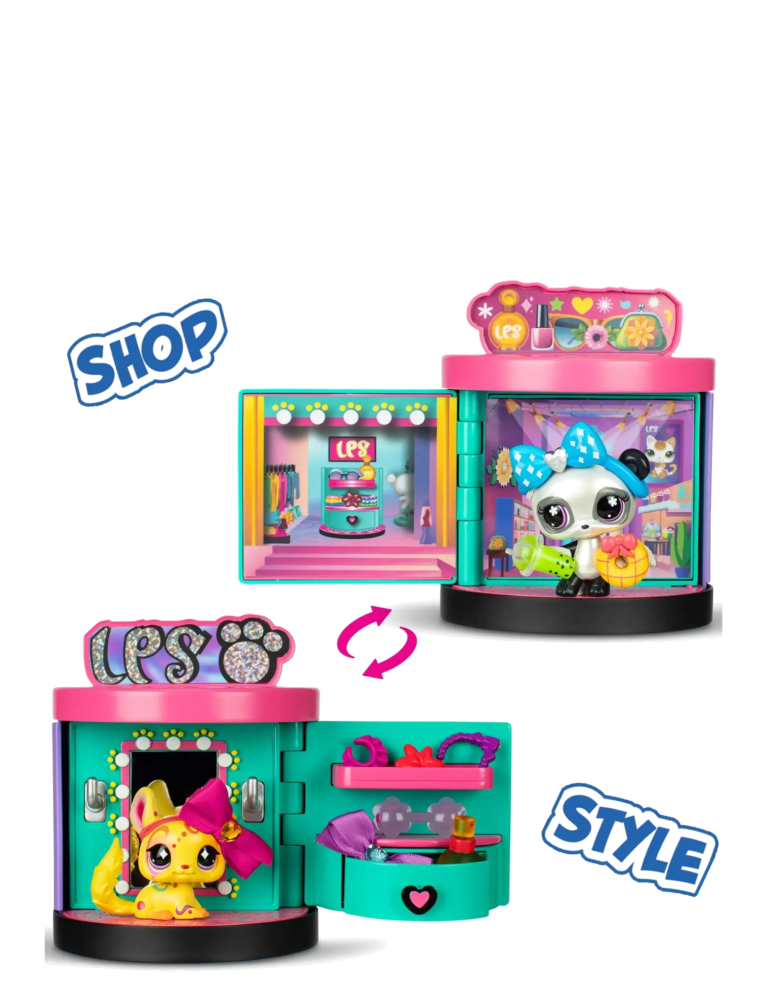 Littlest Pet Shop - LITTLEST PET SHOP SPIN AND STYLE BOUTIQUE - legesæt - multi colour - 2
