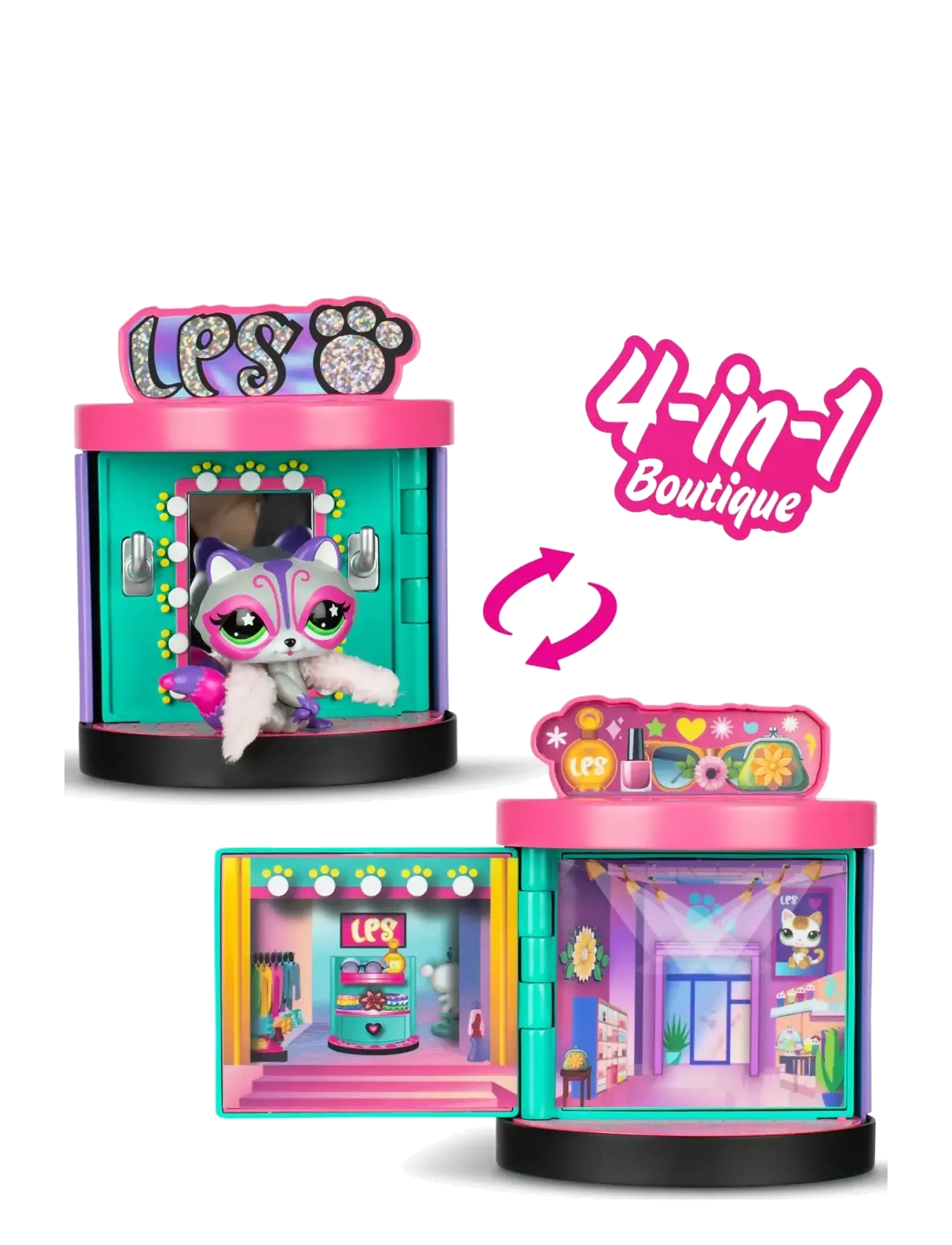 Littlest Pet Shop - LITTLEST PET SHOP SPIN AND STYLE BOUTIQUE - legesæt - multi colour - 5
