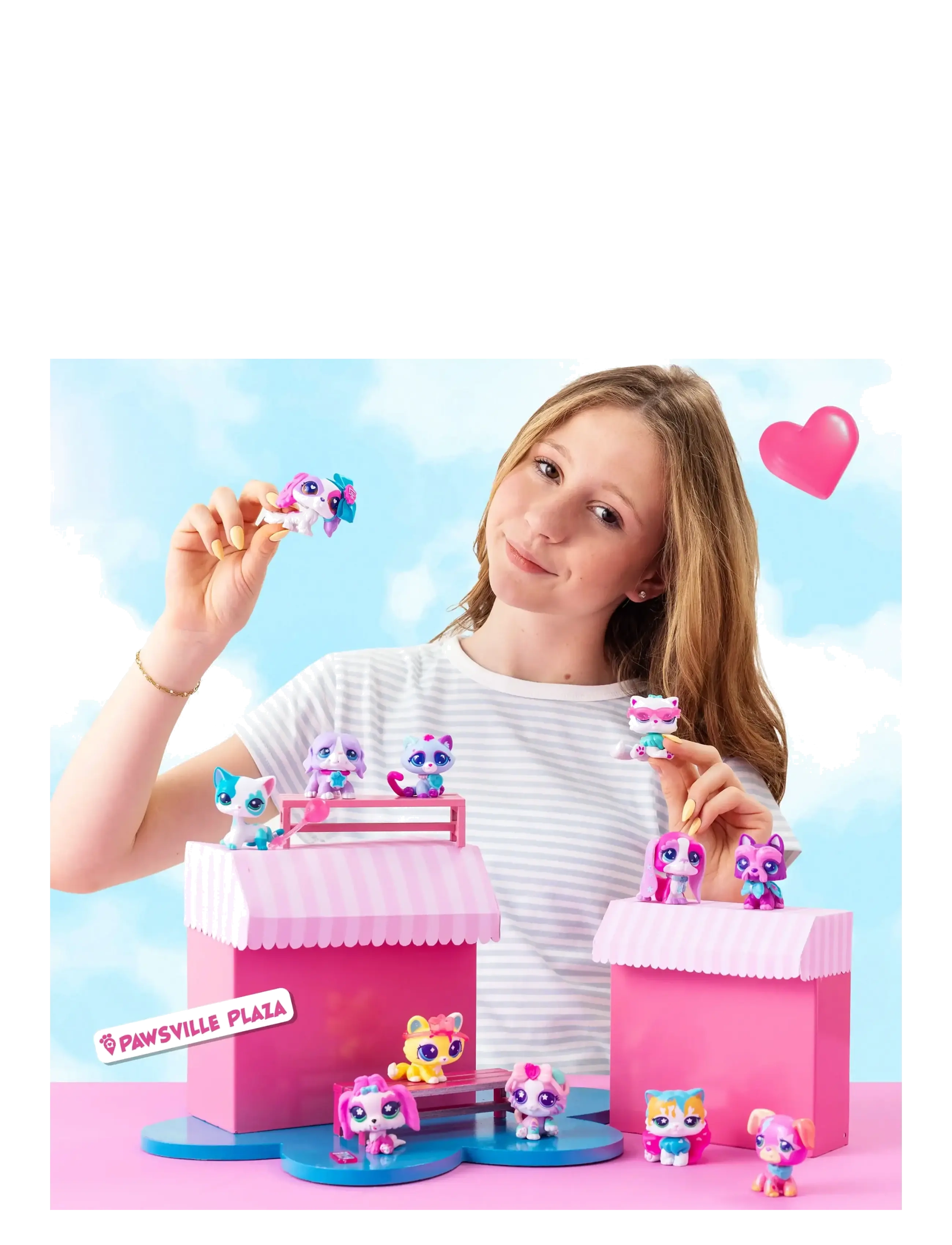 Littlest Pet Shop - LITTLEST PET SHOP X LIKE NASTYA PET ASS CDU - djur - multi colour - 5