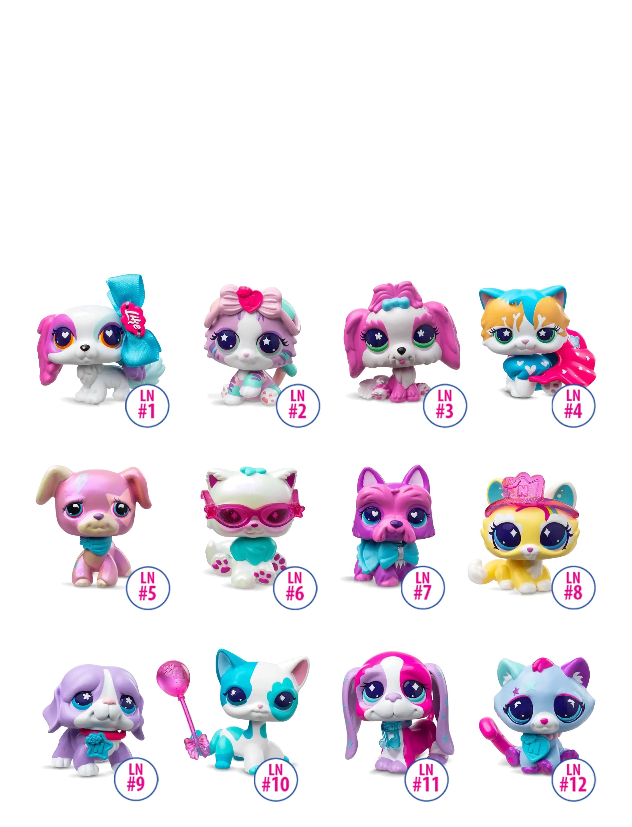Littlest Pet Shop - LITTLEST PET SHOP X LIKE NASTYA PET ASS CDU - djur - multi colour - 3