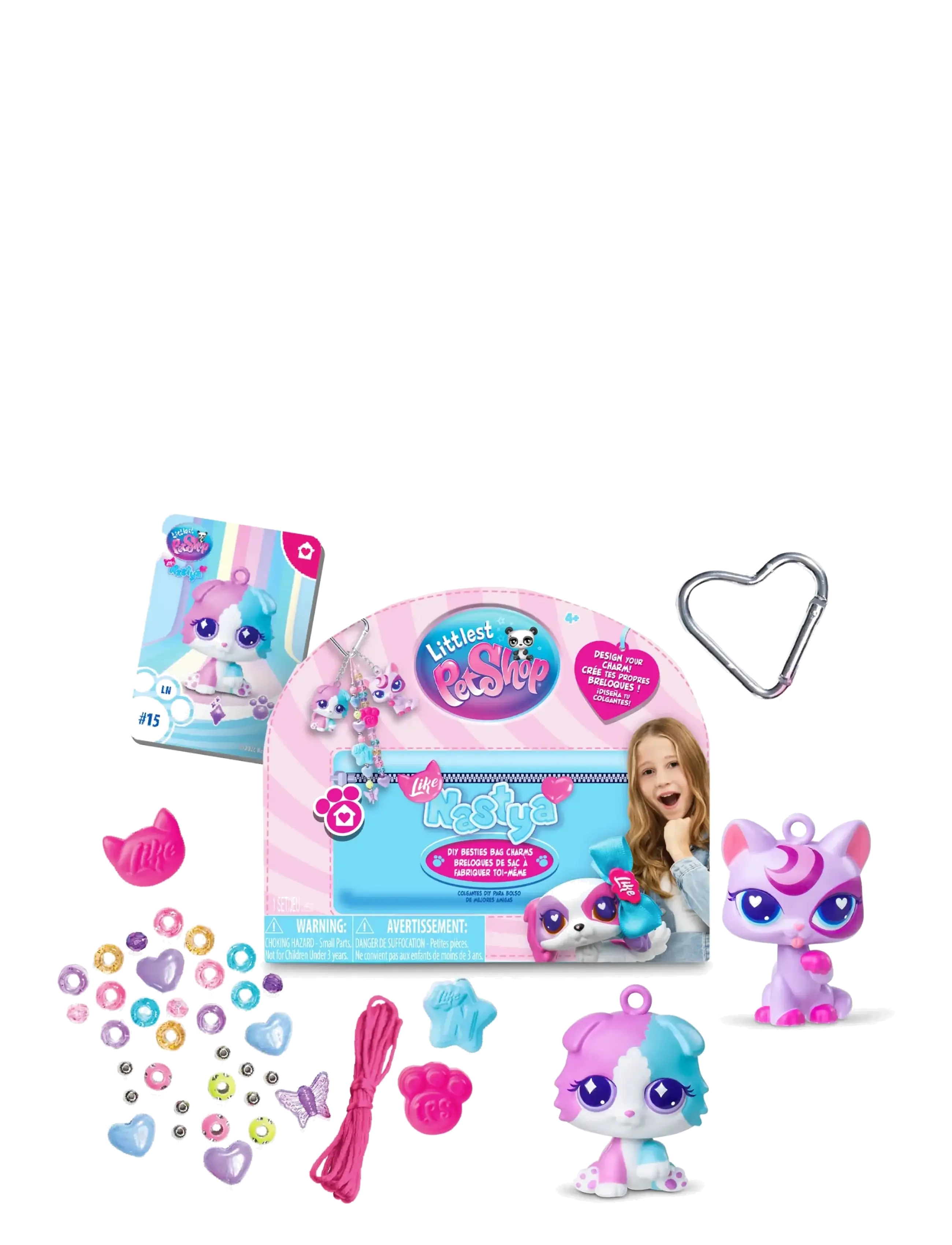 Littlest Pet Shop - LITTLEST PET SHOP X LIKE NASTYA BESTIES ASS CDU - pysselset - multi colour - 2