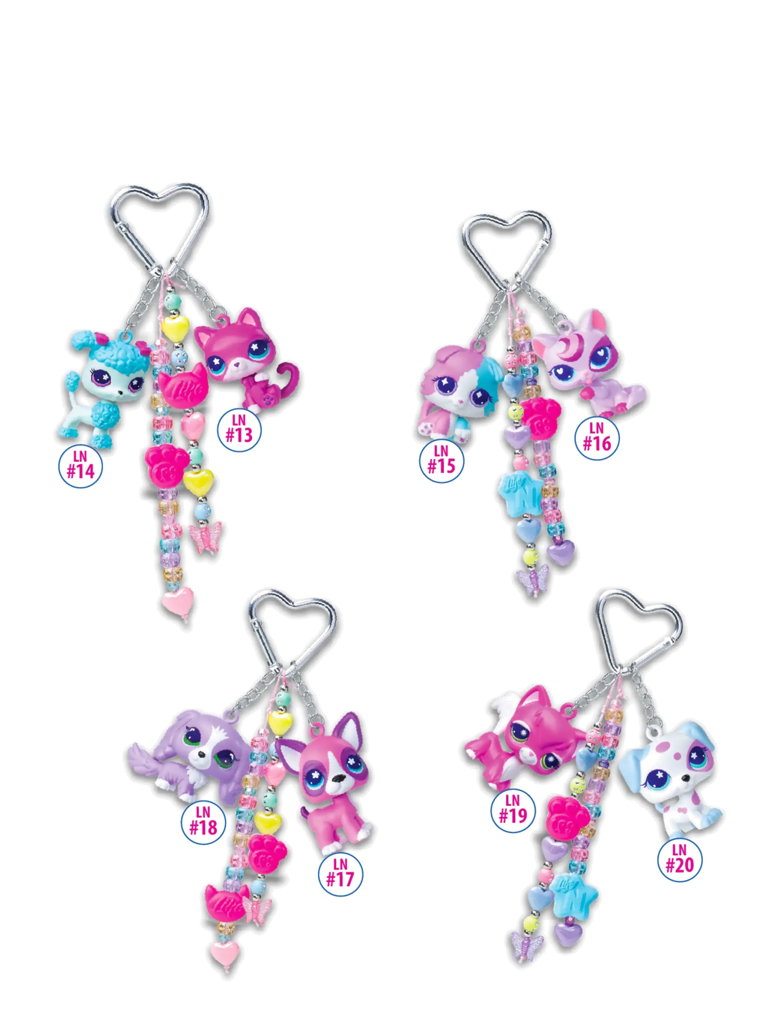 Littlest Pet Shop - LITTLEST PET SHOP X LIKE NASTYA BESTIES ASS CDU - pysselset - multi colour - 3