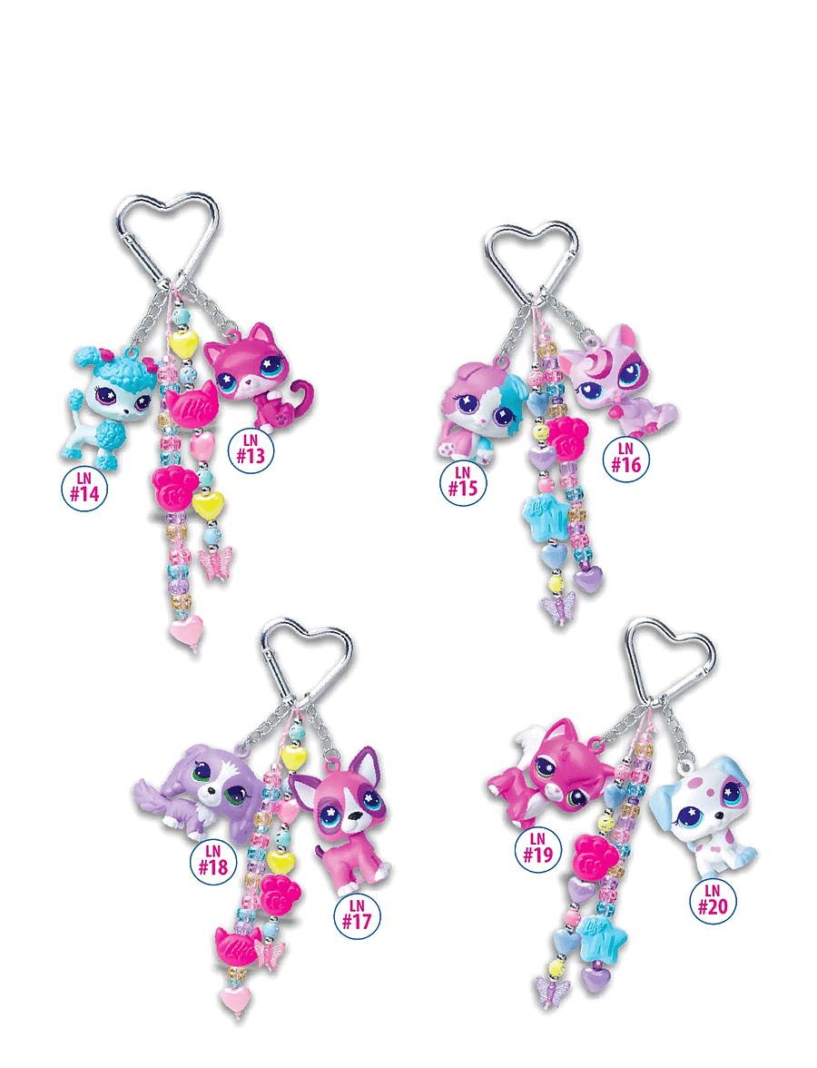Littlest Pet Shop - LITTLEST PET SHOP X LIKE NASTYA BESTIES ASS CDU - pysselset - multi colour - 3