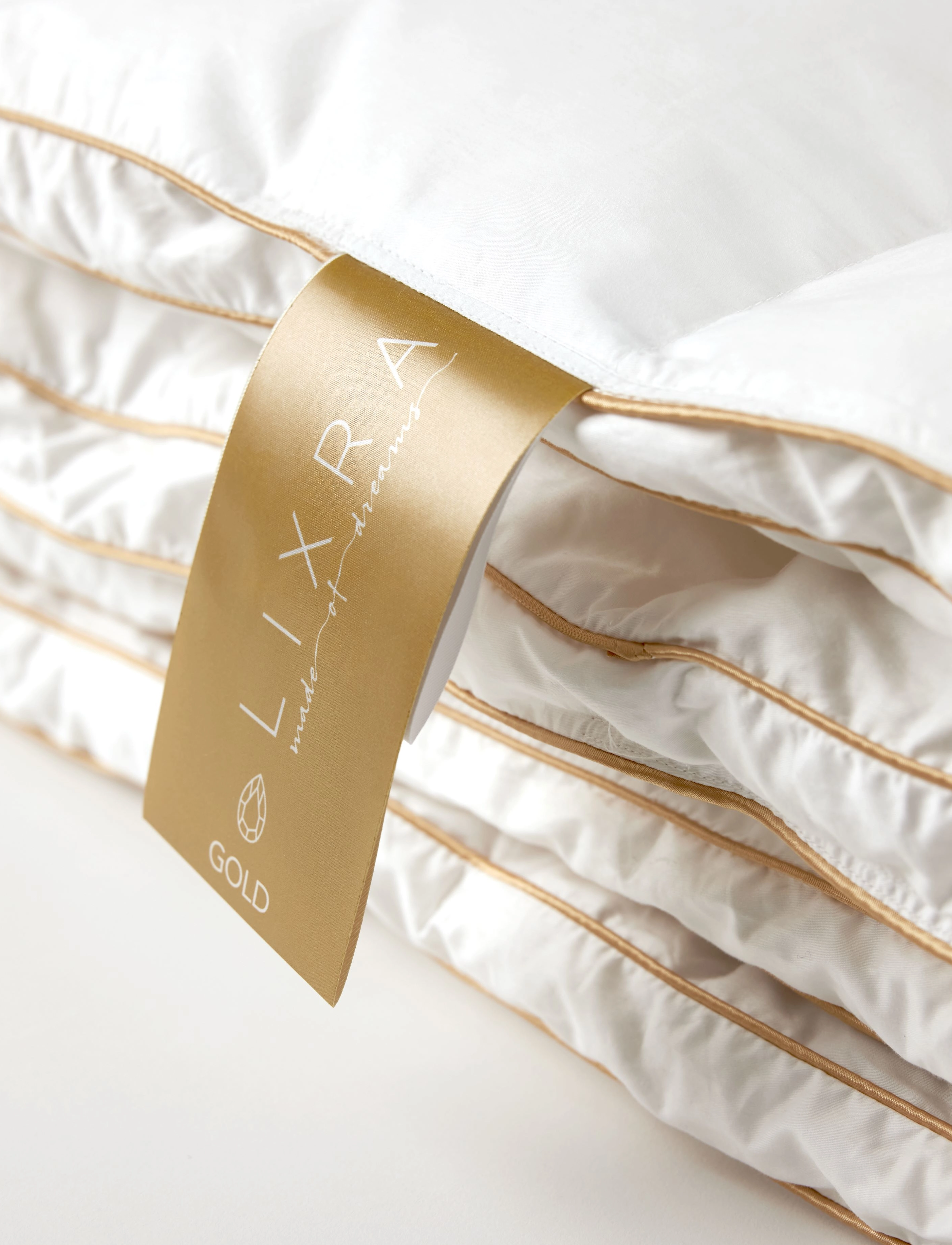 Lixra - LIXRA Gold medium down duvet - white - 1