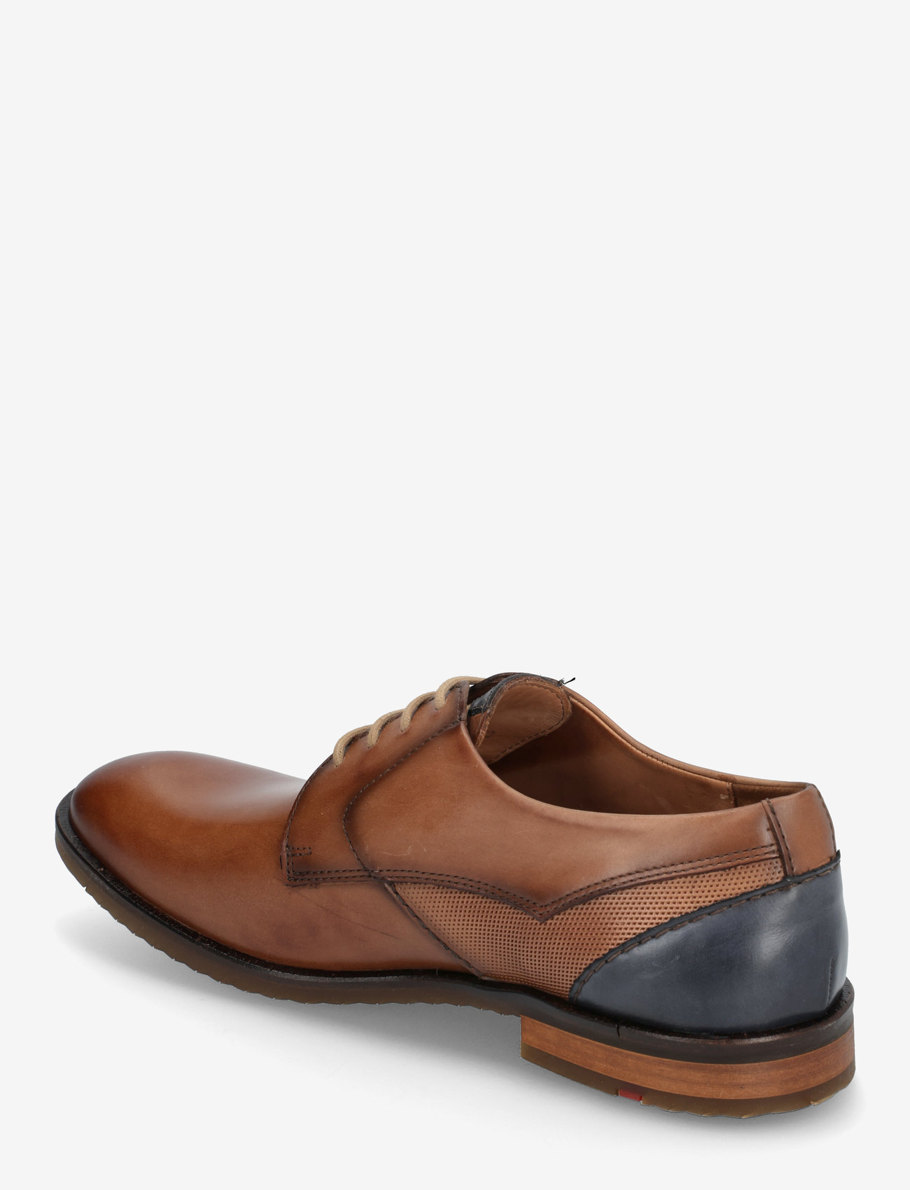 Lloyd - DOMINO - derby sko - 3 - camel/atlantic blue - 2