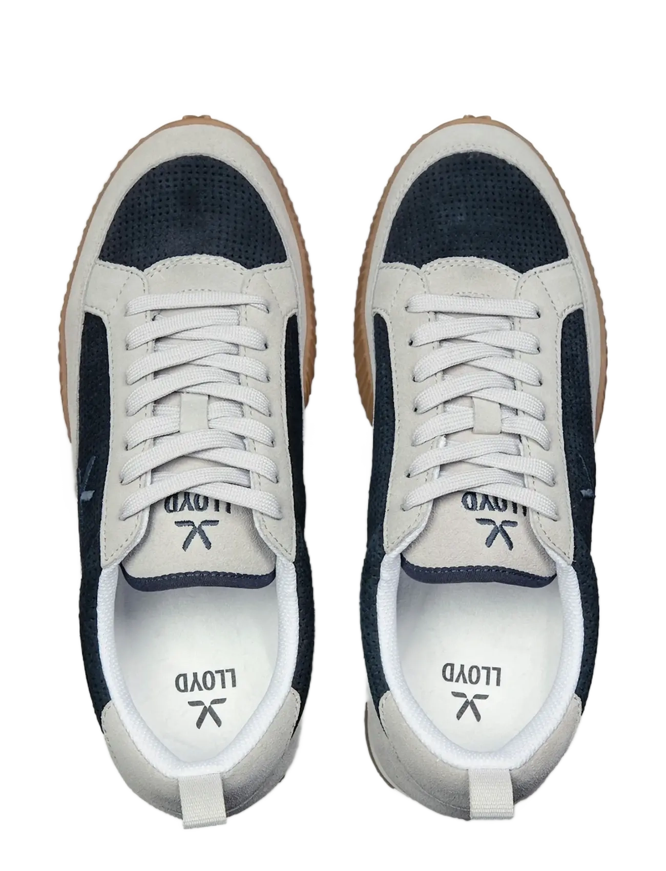 Lloyd - MOVA FORM - madala säärega tossud - 2 - warm grey/navy - 1