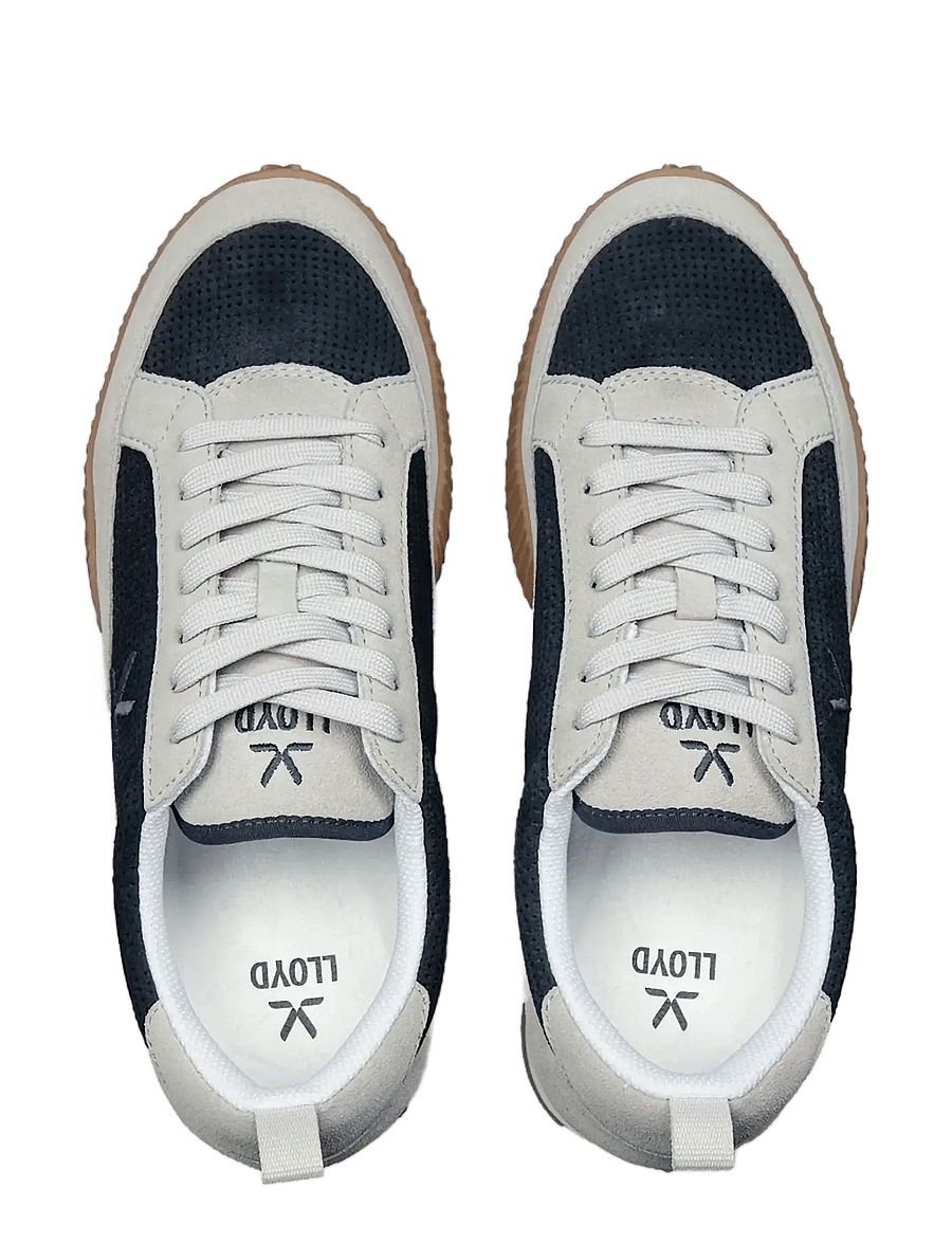 Lloyd - MOVA FORM - low-top sneaker - 2 - warm grey/navy - 1