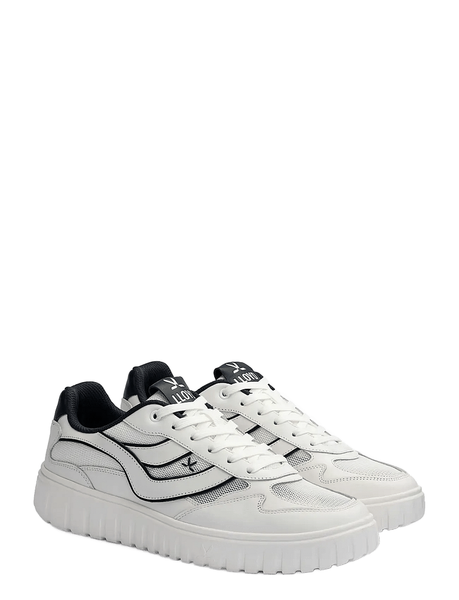 Lloyd - TORO WAVE - niedriger schnitt - 2 - white/piping navy - 0