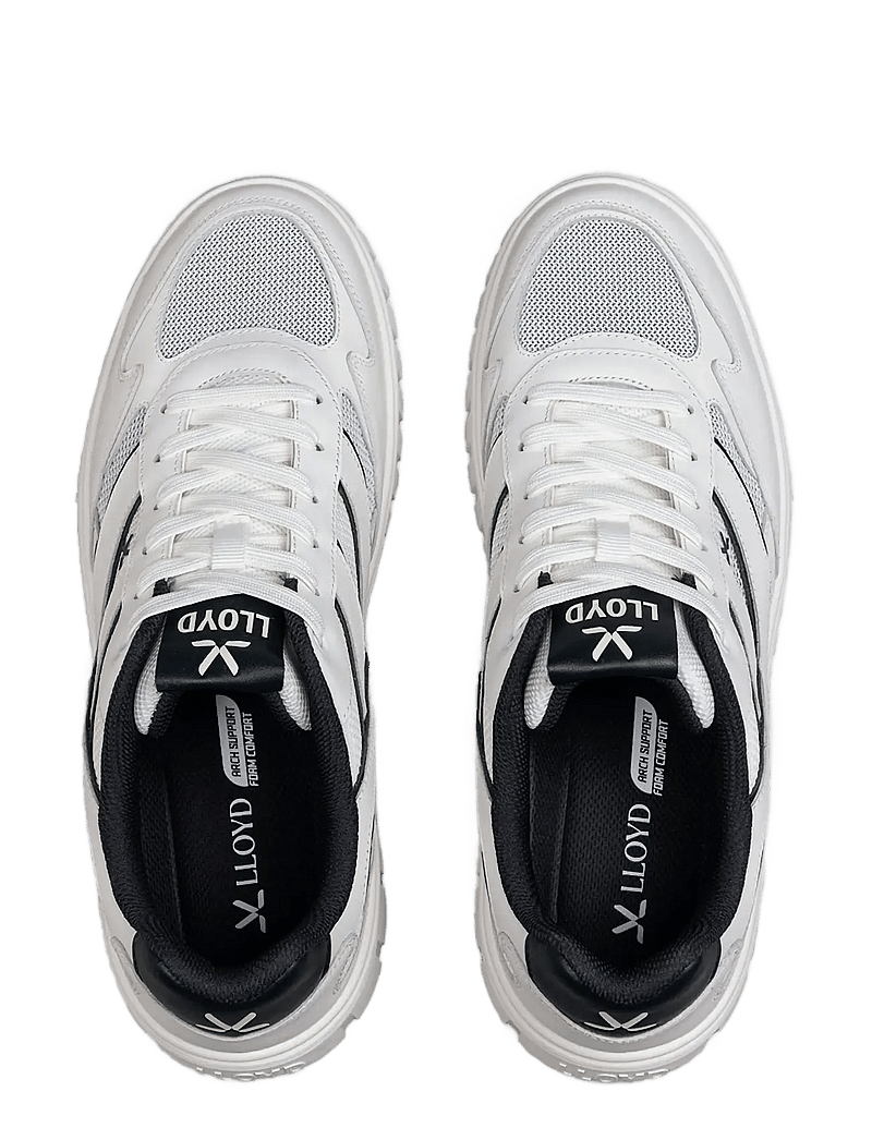Lloyd - TORO WAVE - niedriger schnitt - 2 - white/piping navy - 1