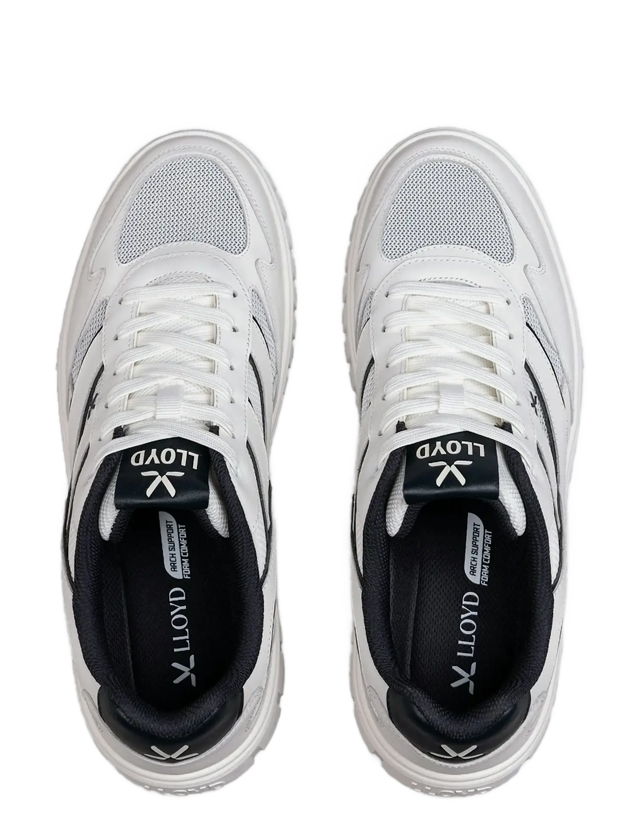 Lloyd - TORO WAVE - madala säärega tossud - 2 - white/piping navy - 1