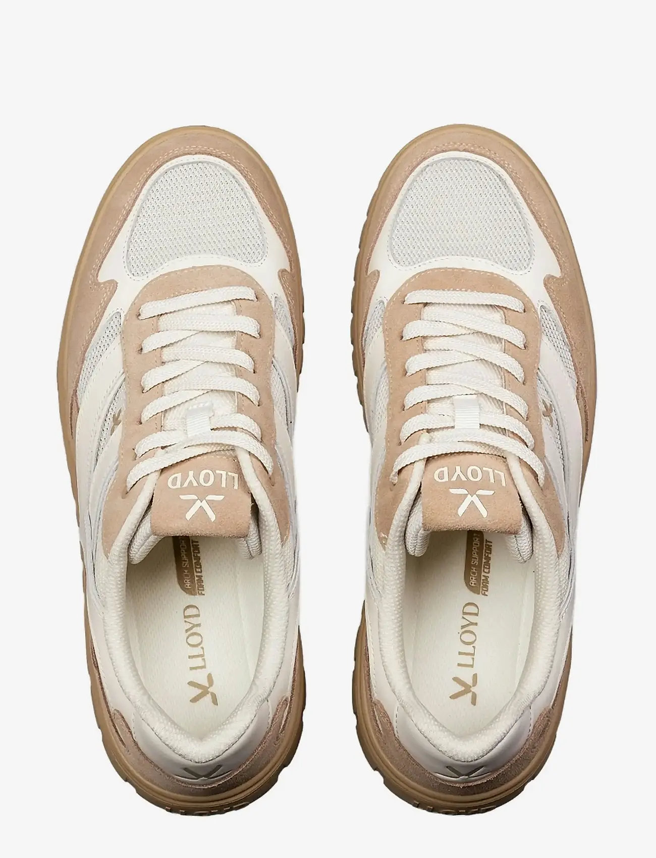 Lloyd - TORO WAVE - lave sneakers - 3 - camel/white - 1