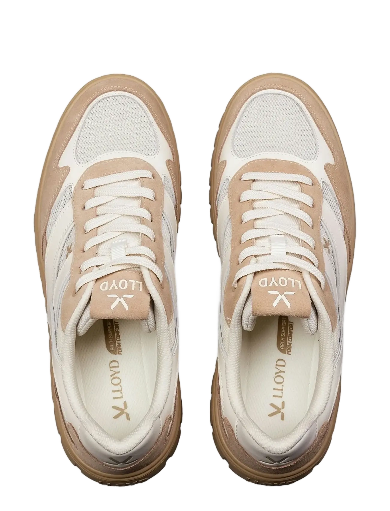 Lloyd - TORO WAVE - sneakers med lavt skaft - 3 - camel/white - 1