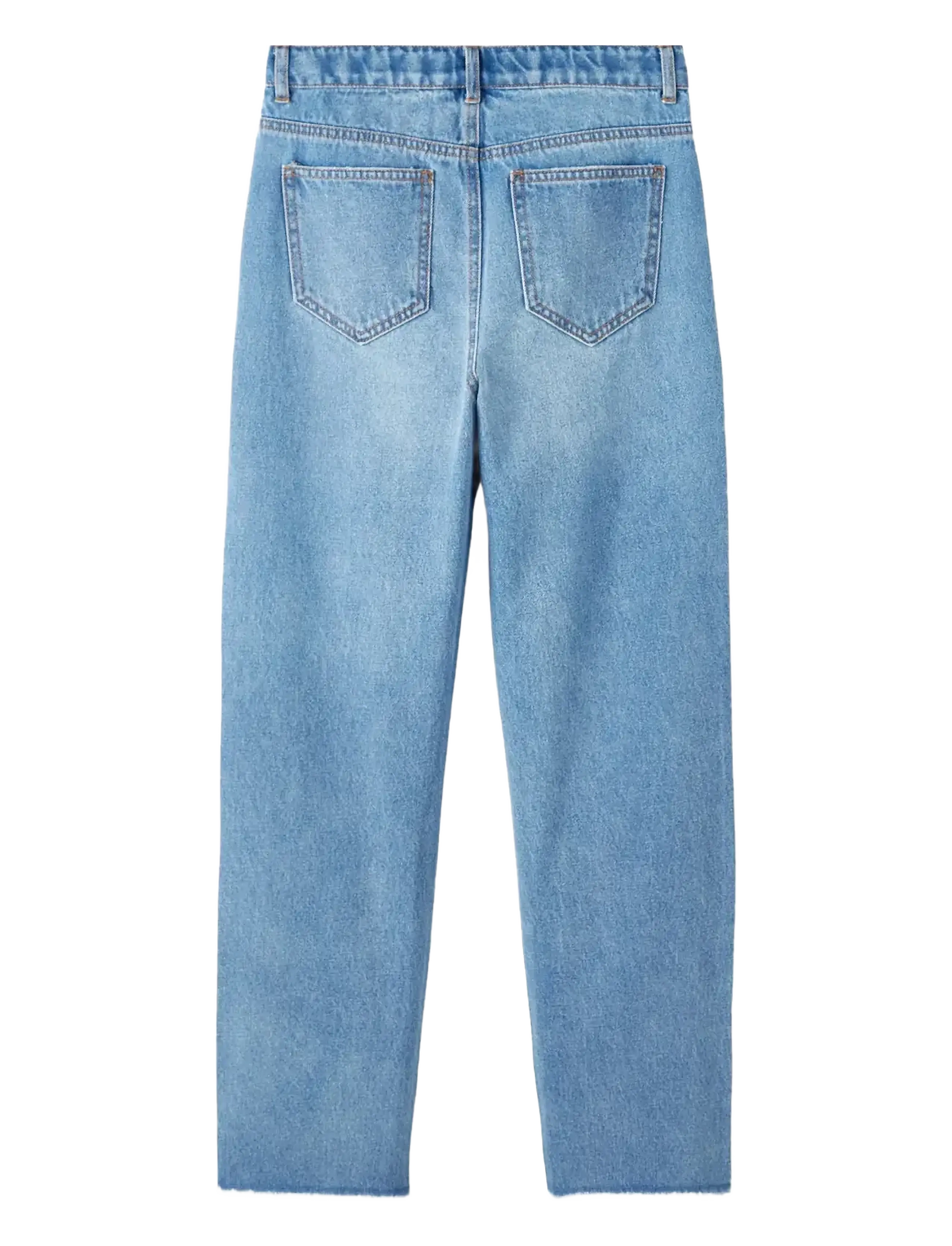LMTD - NLFBIZZA DNM STRAIGHT DIS PANT - loose jeans - light blue denim - 1
