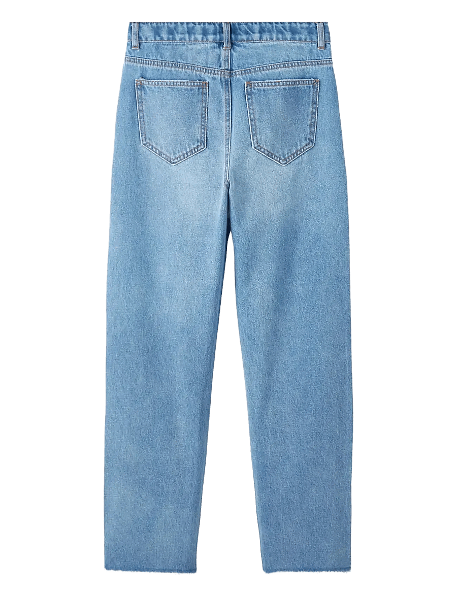 LMTD - NLFBIZZA DNM STRAIGHT DIS PANT - loose jeans - light blue denim - 1