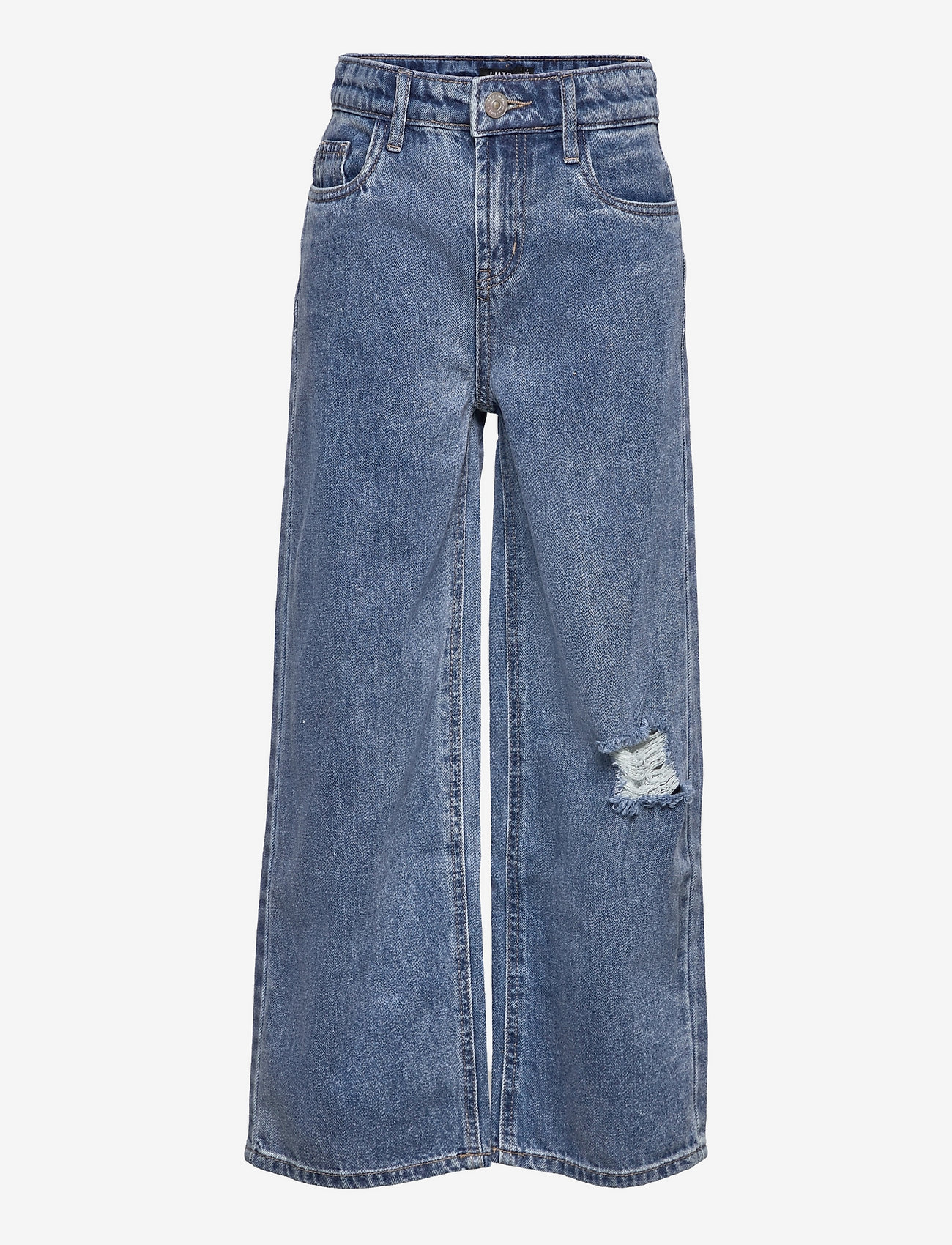 LMTD - NLFNOIZZA DNM HW STRAIGHT  PANT - medium blue denim - 0