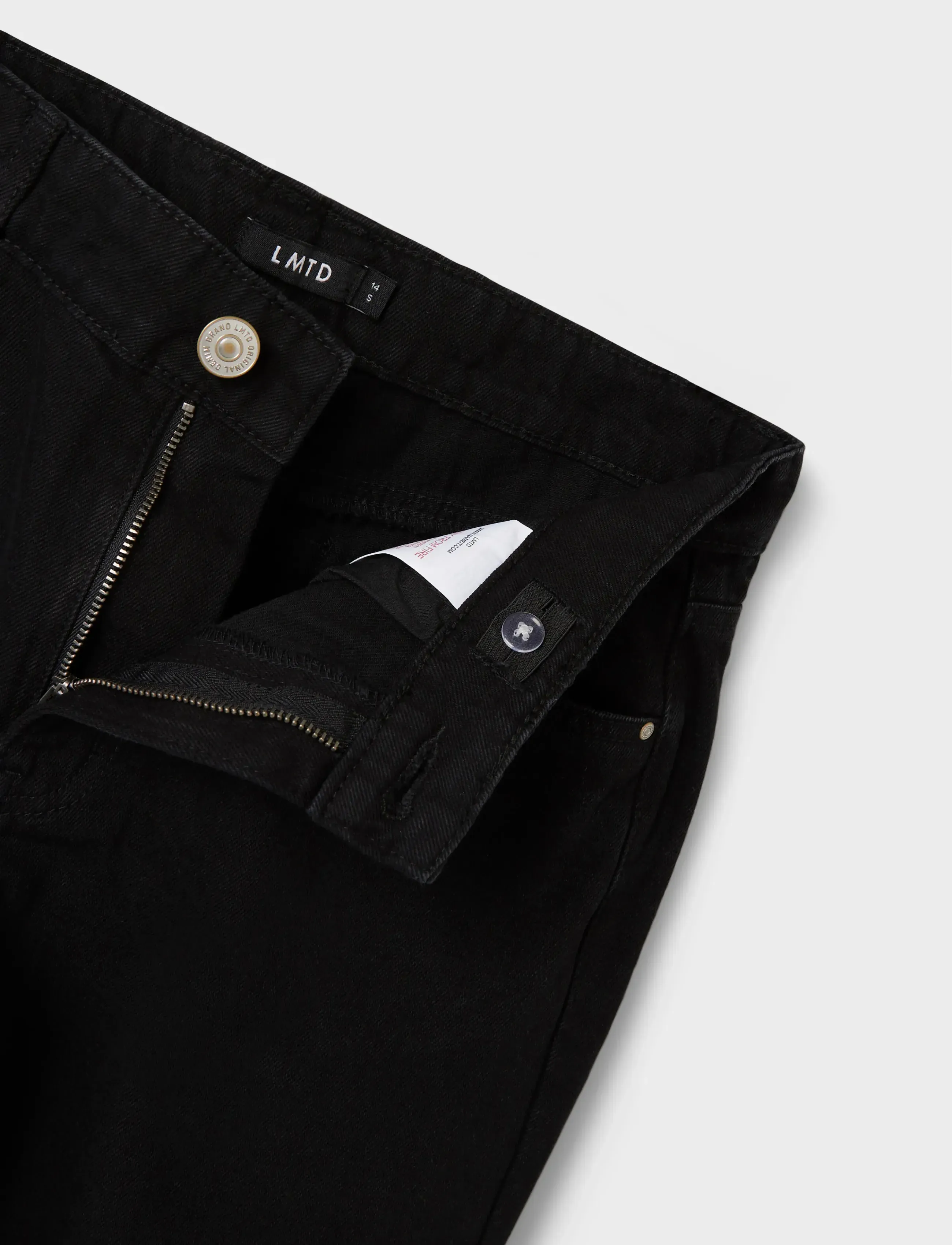 LMTD - NLMNIZZA DNM DAD PANT NOOS - loose jeans - black denim - 3