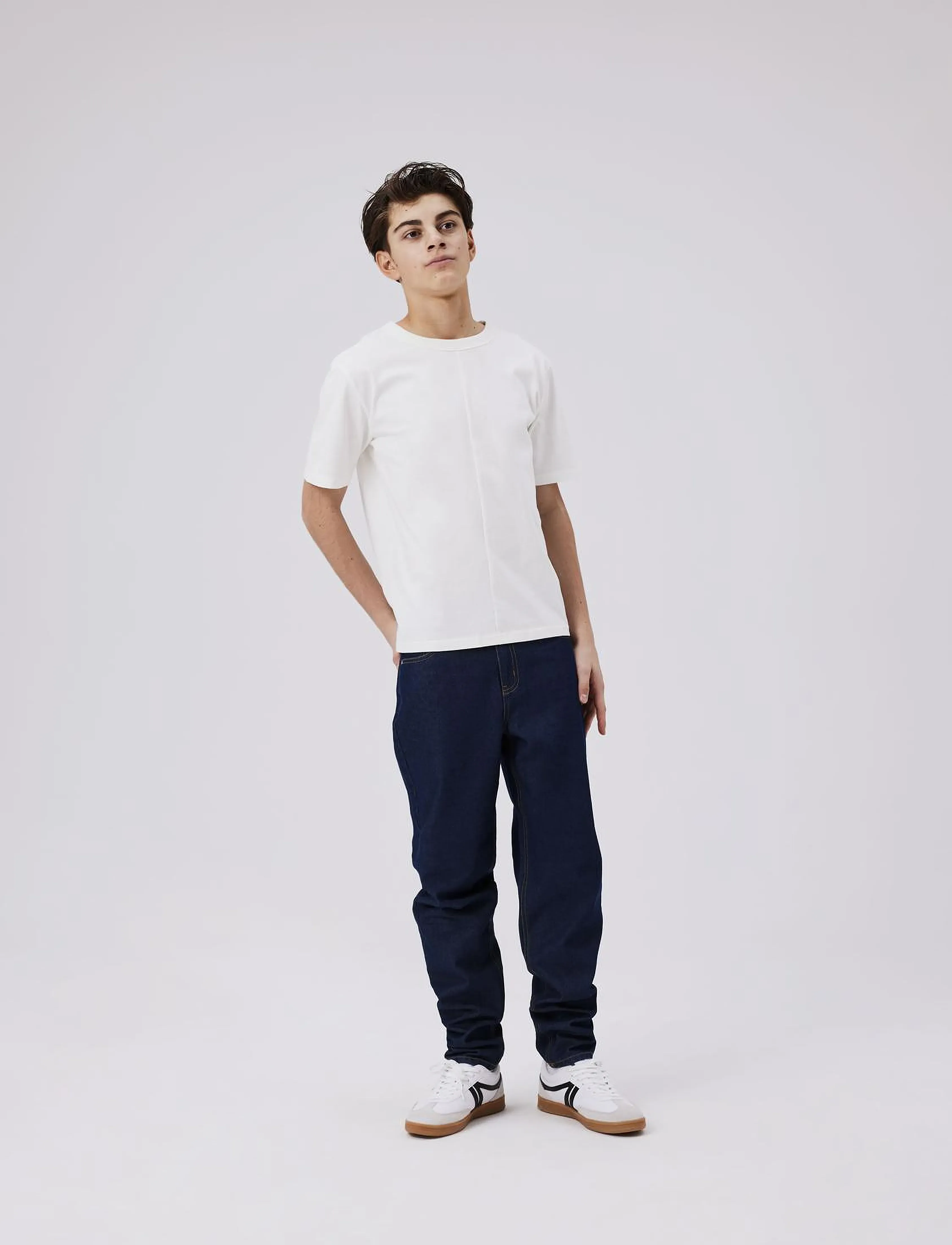 LMTD NLMNIZZA DNM DAD PANT NOOS - Teksad - DARK BLUE DENIM / blue