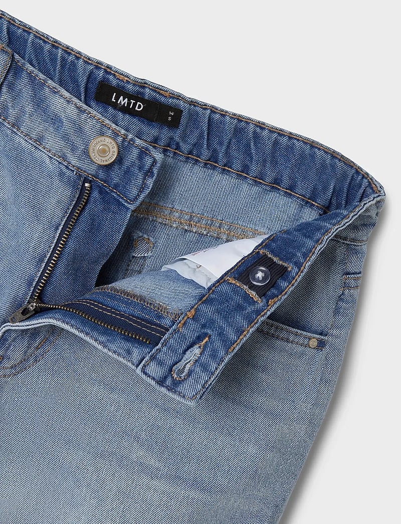 LMTD - NLMNIZZA DNM DAD PANT NOOS - alt laienevad teksad - light blue denim - 4