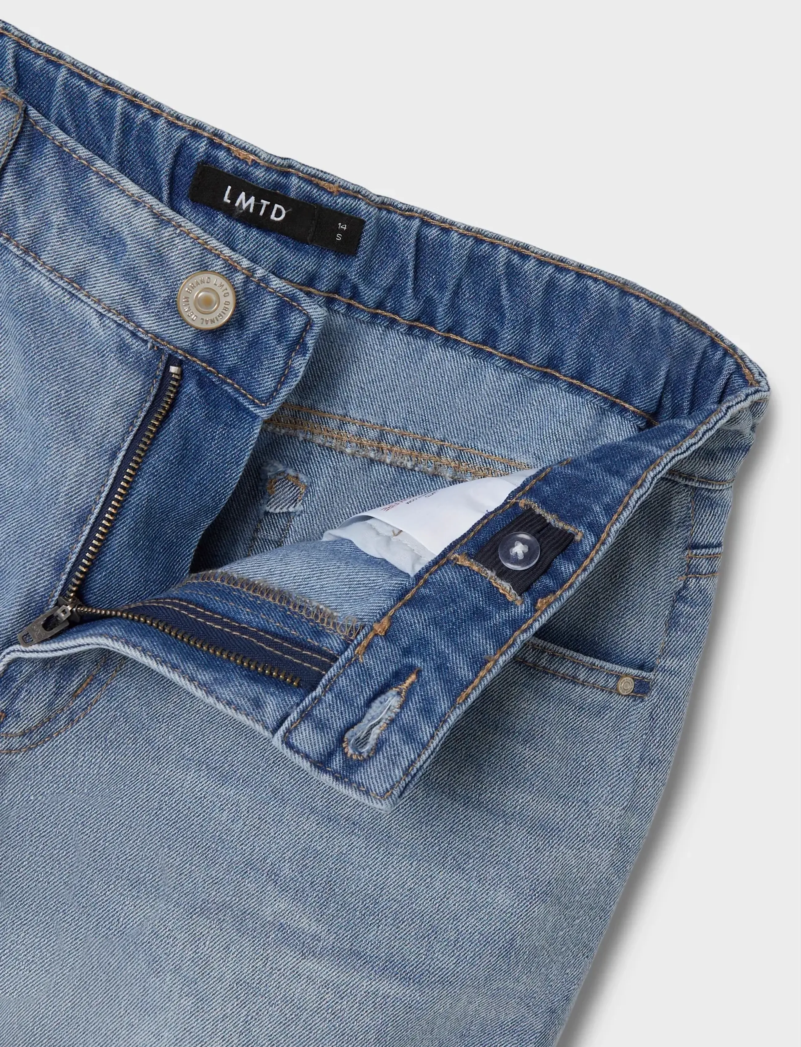 LMTD - NLMNIZZA DNM DAD PANT NOOS - loose jeans - light blue denim - 4