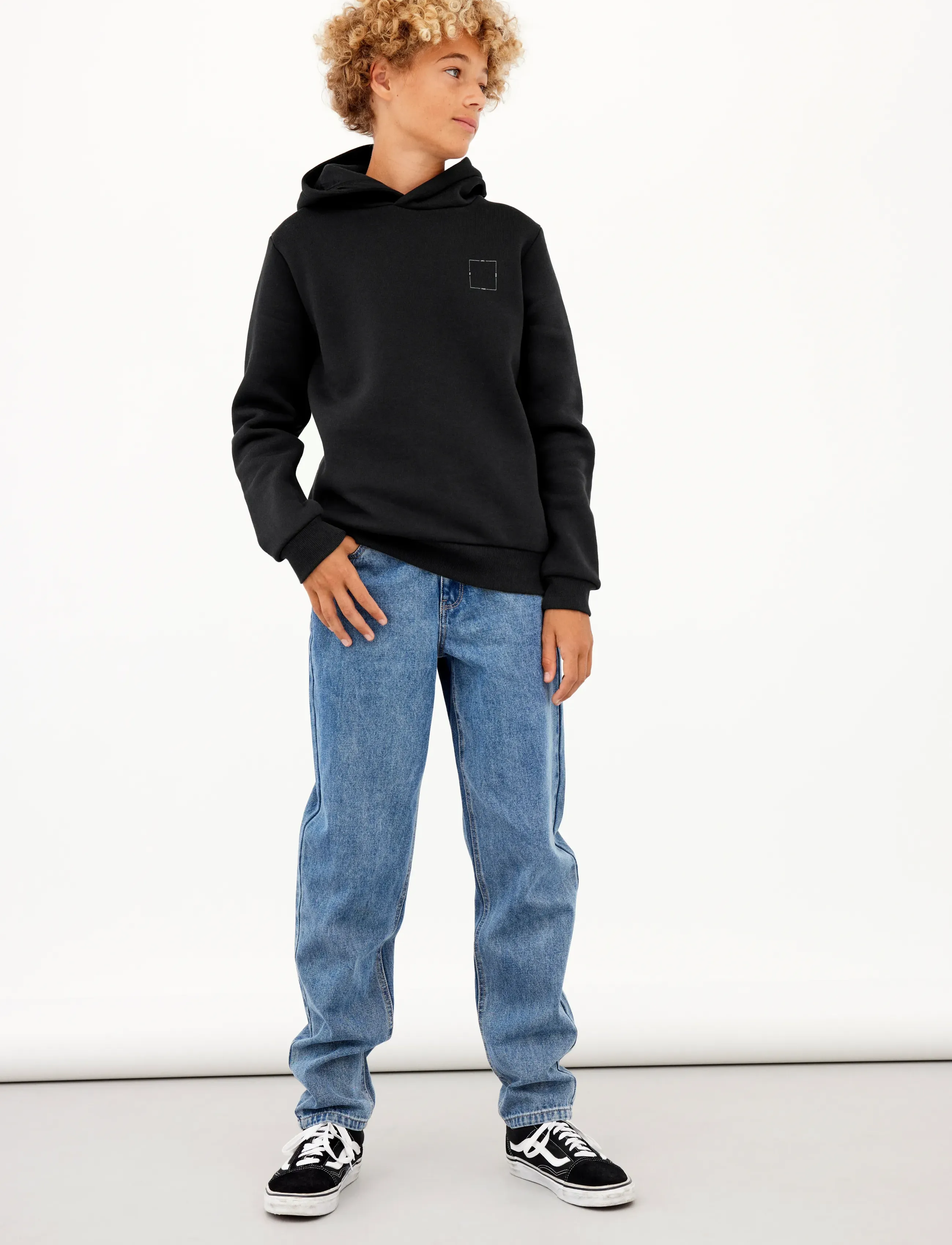 LMTD - NLMNIZZA DNM DAD PANT NOOS - loose jeans - medium blue denim - 4