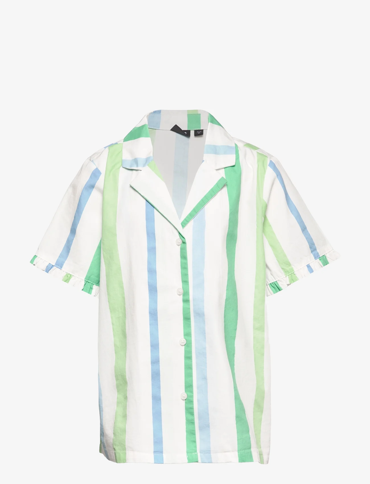 LMTD - NLFHIT SS SHORT SHIRT - short-sleeved shirts - neptune green - 0