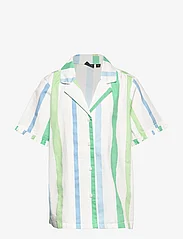 LMTD - NLFHIT SS SHORT SHIRT - kortärmade skjortor - neptune green - 0